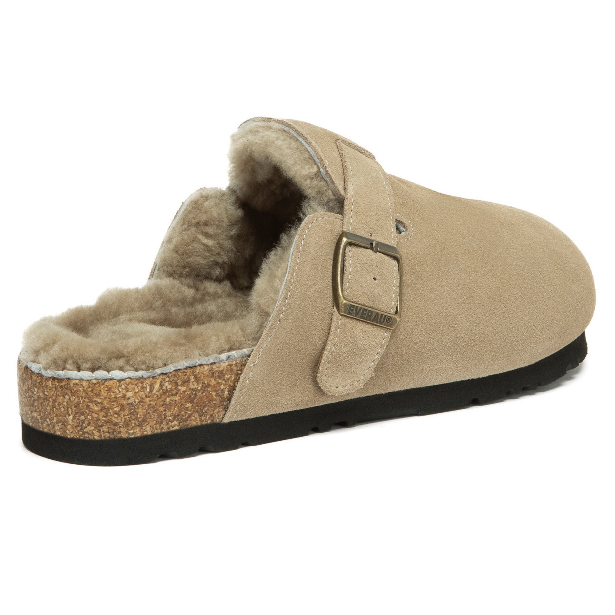 EverUgg Classic Birkie Men UGG slippers with soft shearling lining and cozy design, perfect for indoor comfort.