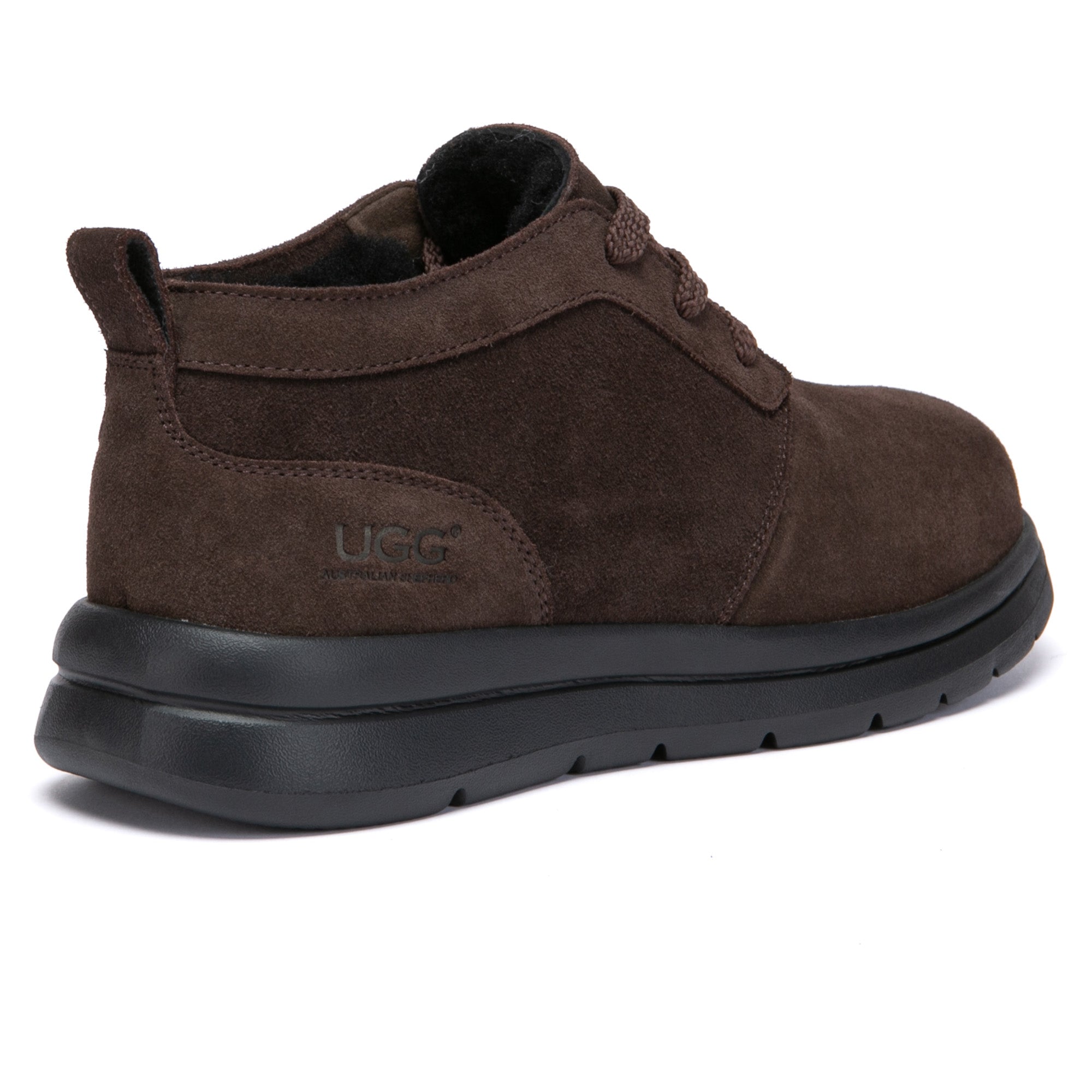 EverUgg men's classic lace-up sneakers featuring a sleek design and comfortable fit, shown in a neutral color.