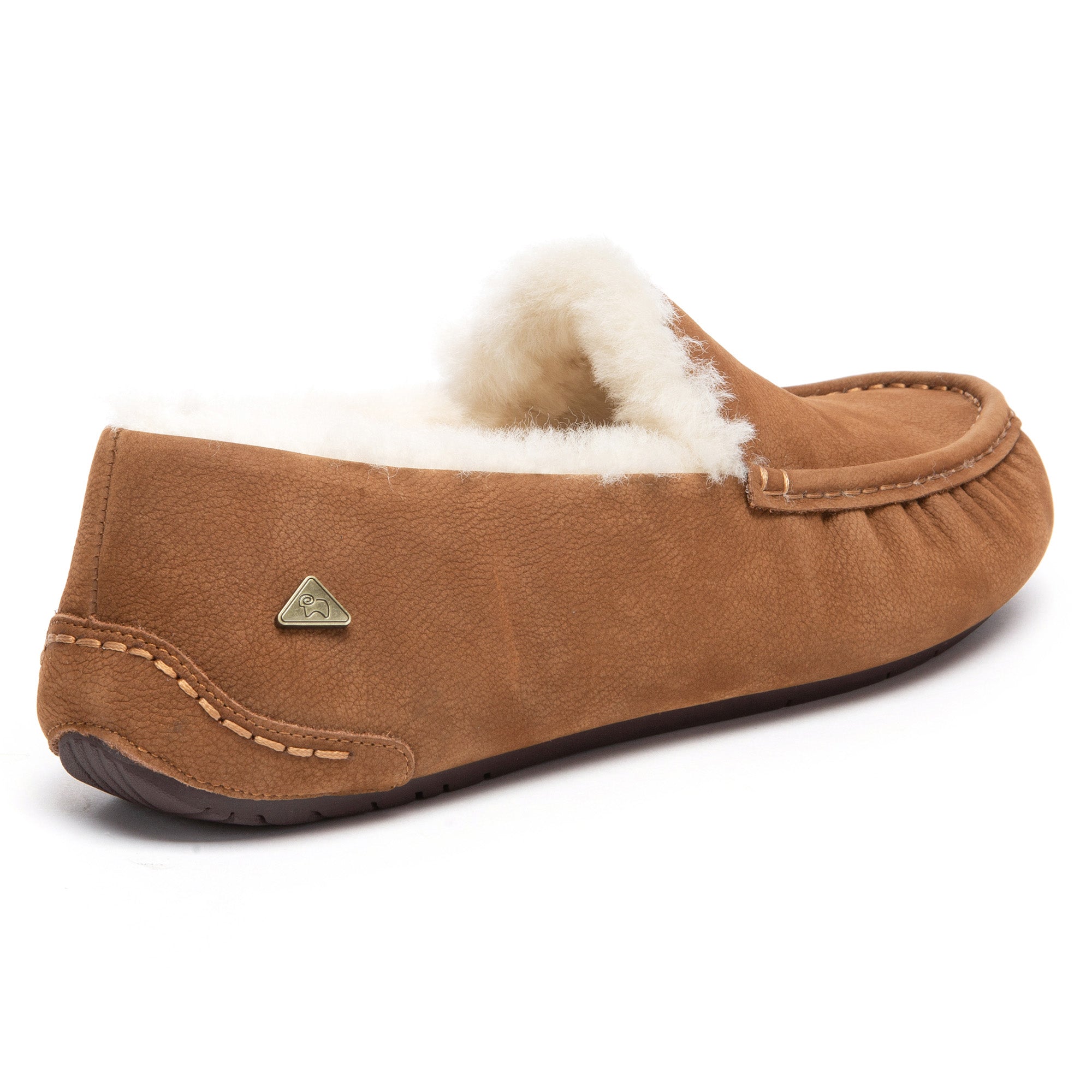 EverUgg Classic Sheepskin Moccasin Loafers featuring soft genuine sheepskin interior and stylish slip-on design.