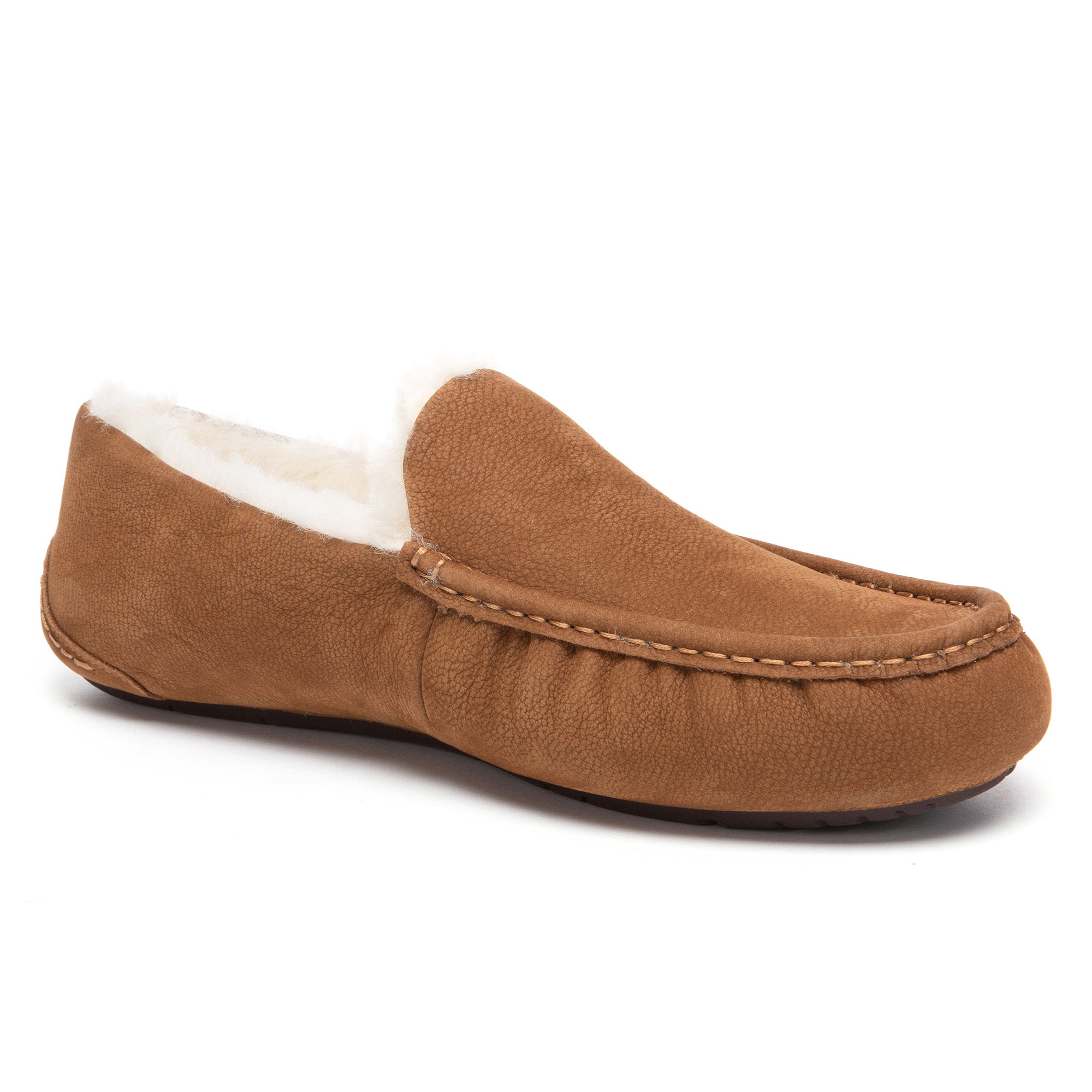 EverUgg Classic Sheepskin Moccasin Loafers with soft interior and durable sole, perfect for casual comfort and stylish wear.