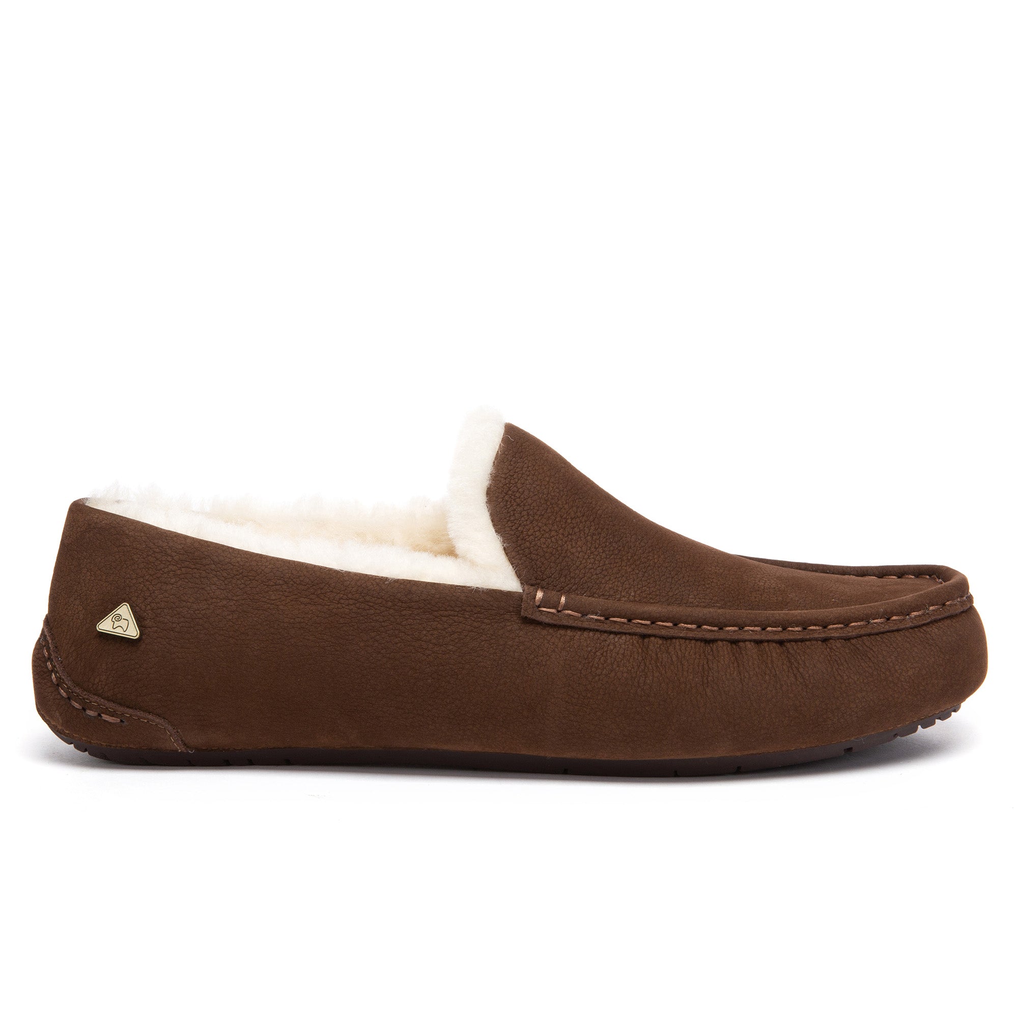 EverUgg Classic Sheepskin Moccasin Loafers with plush interior and soft suede exterior, designed for comfort and style.