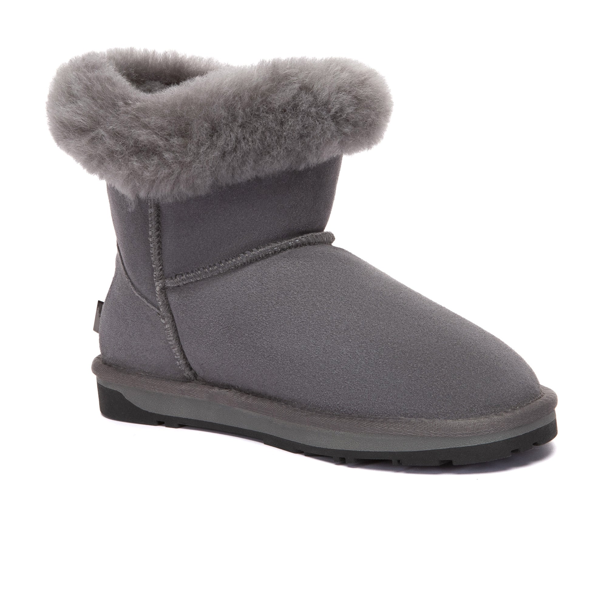 EverUgg Tiara Shark Mini Button UGG Boots featuring a stylish design with mini buttons and shark motif on cozy UGG boots.
