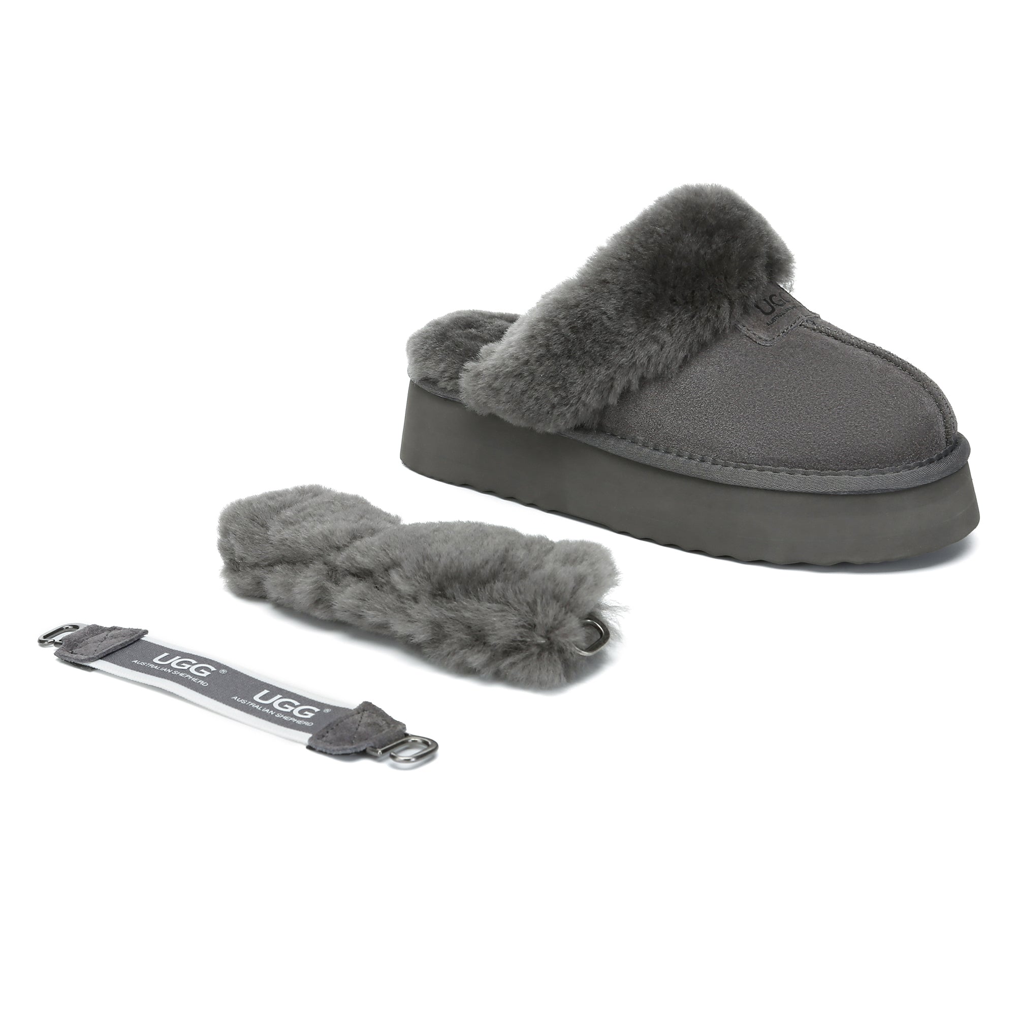 UGG Removable Slingback Platform Slippers