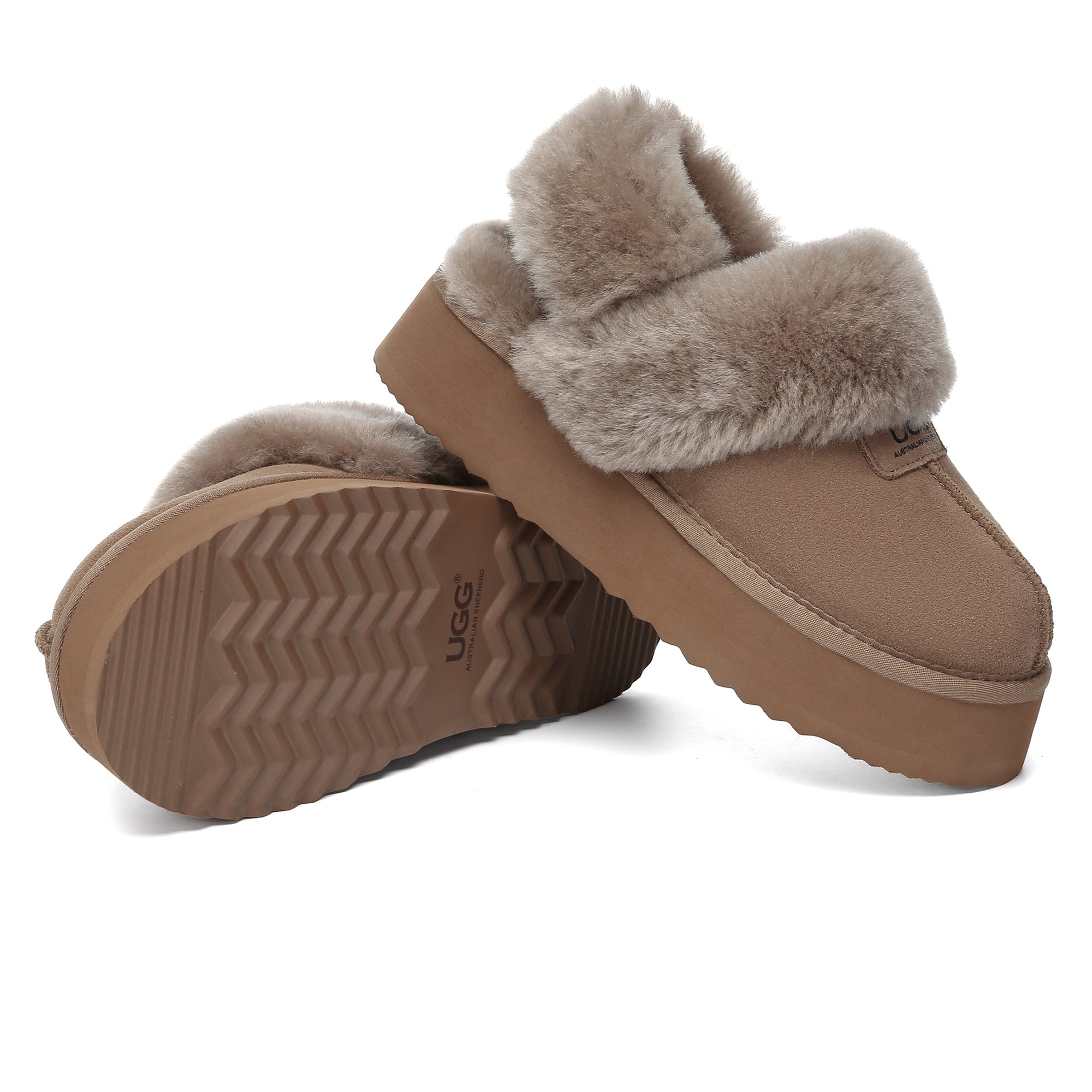 UGG Removable Slingback Platform Slippers
