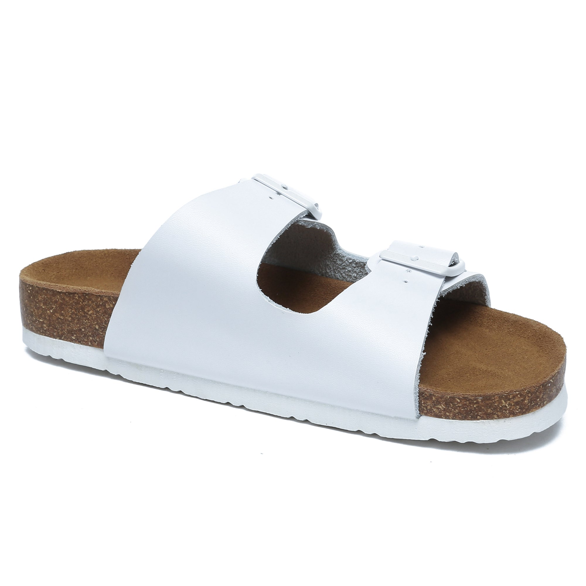 EverUgg Harper Sandals with tan leather straps and flat sole, featuring open-toe design and casual style.