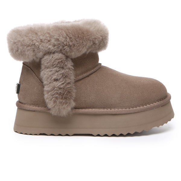 Kaz Shearling Mini Platform UGG Boots