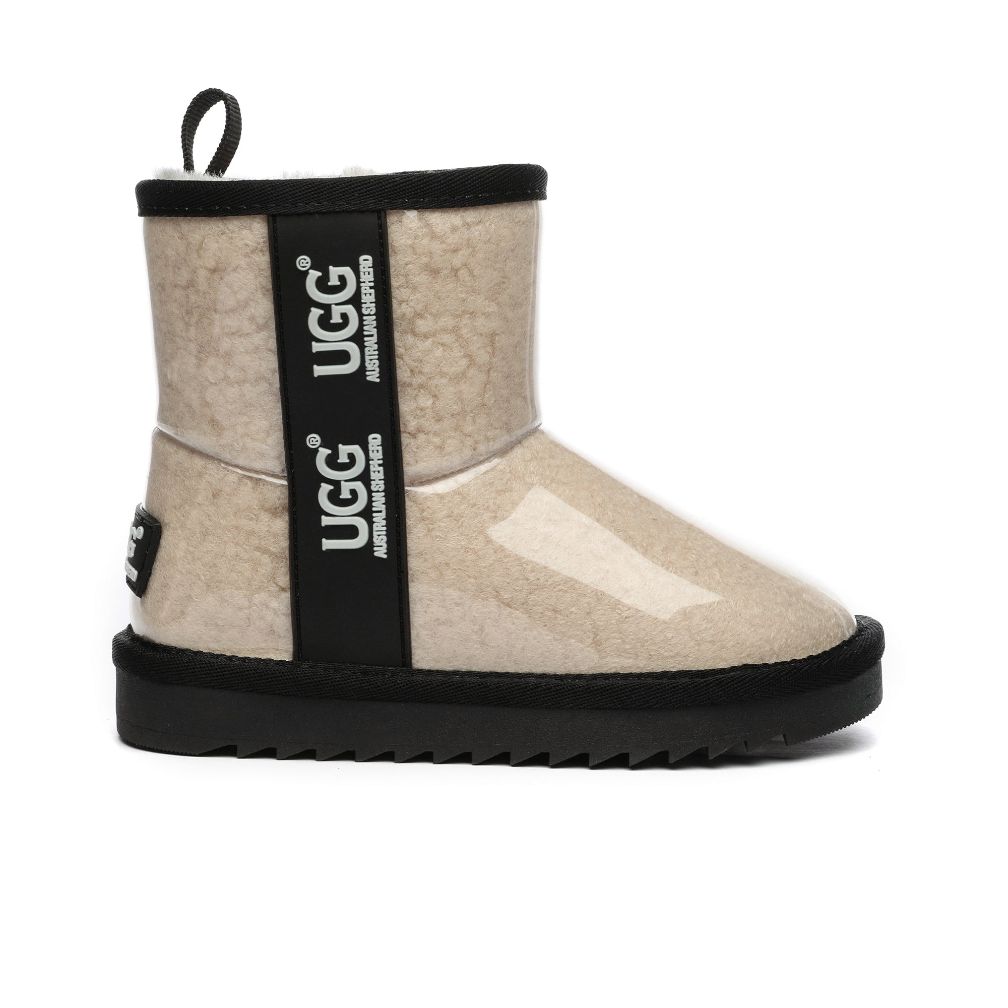 Kids waterproof UGG boots by EverUgg, featuring cozy sheepskin lining and durable waterproof exterior for outdoor wear.