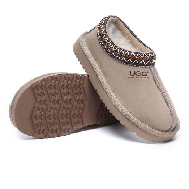 EverUgg Koori Kids UGG slippers showing soft, plush interior and cozy design, perfect for young children.