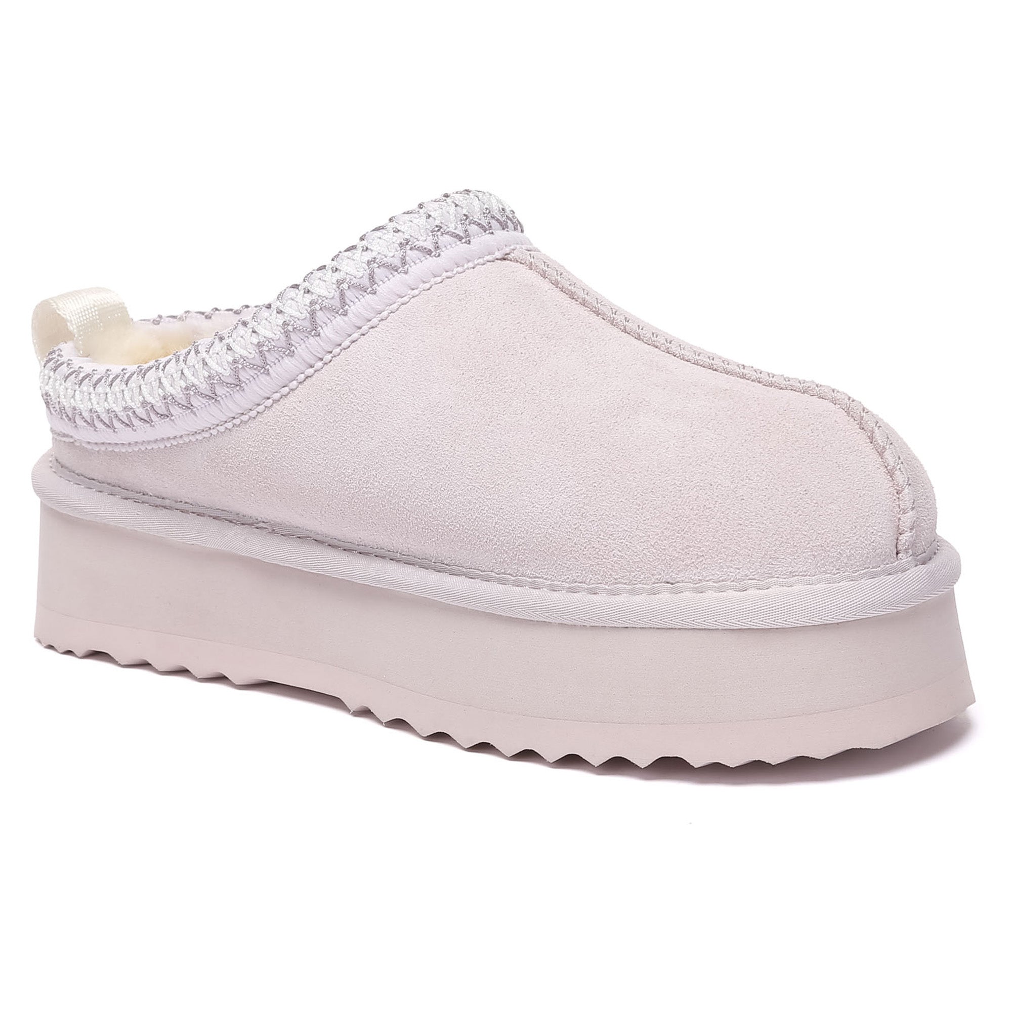 Multicolor UGG platform slippers for women by EverUgg, featuring plush material and casual slip-on design.