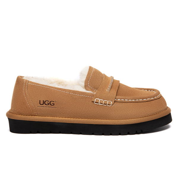 Laurent Two-Tone UGG Loafers