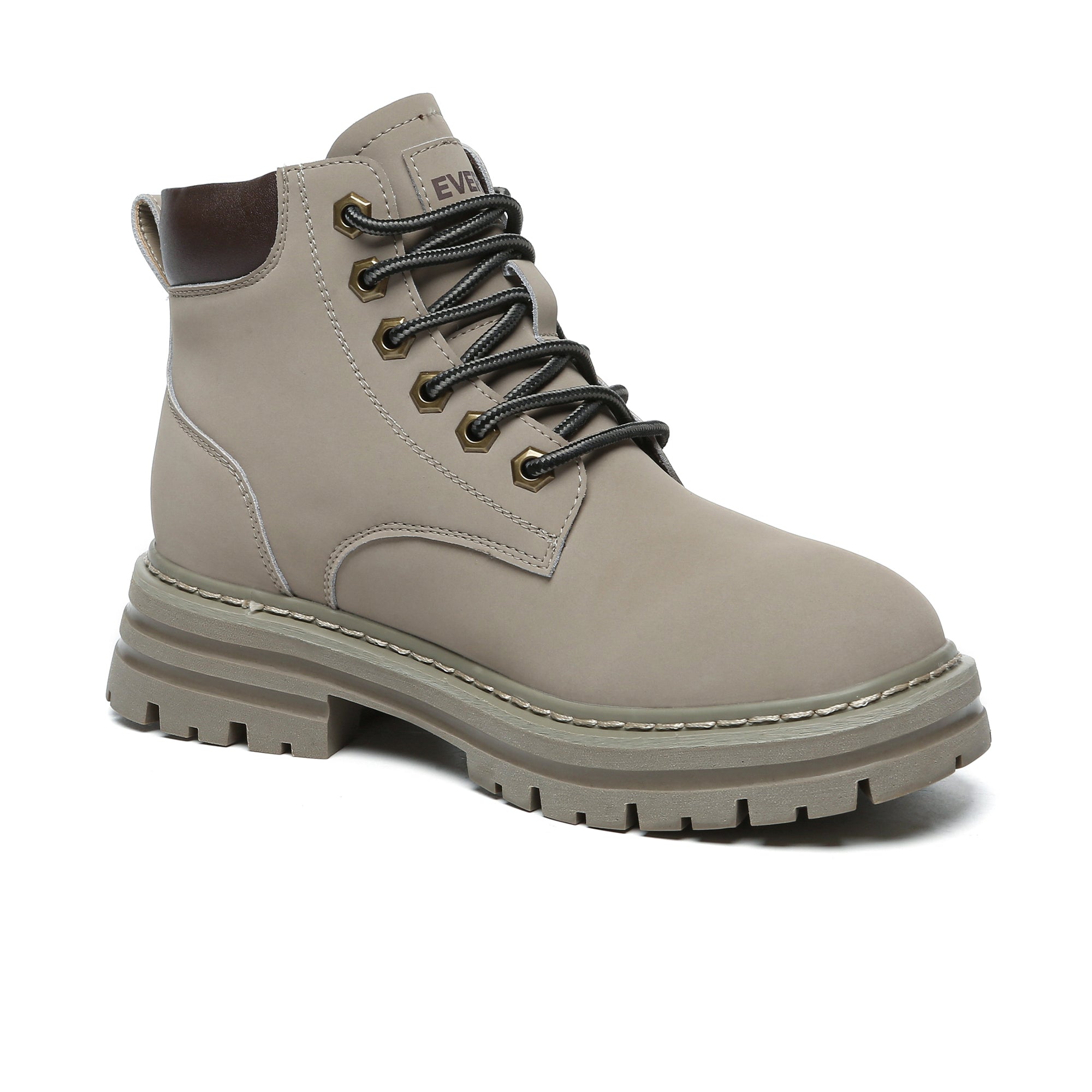 Women’s leather high top Timber boots by EverUgg featuring sturdy design and fashionable style, perfect for casual or outdoor wear.