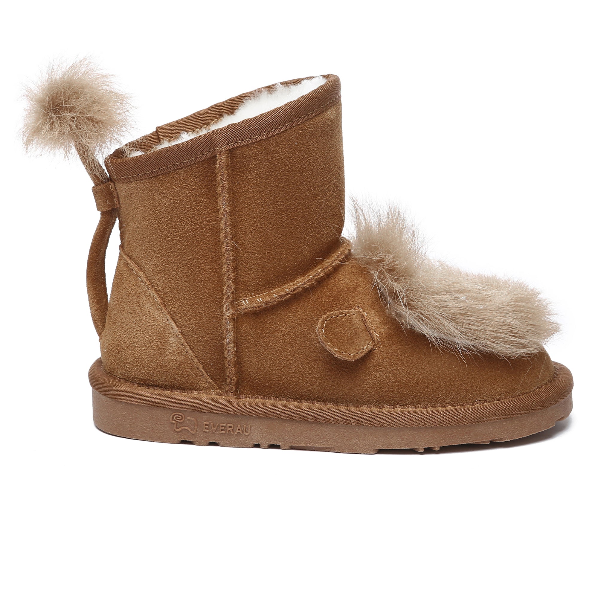 EverUgg Lion Kids UGG Boots for children, featuring plush interior and lion design, perfect for cozy winter footwear.