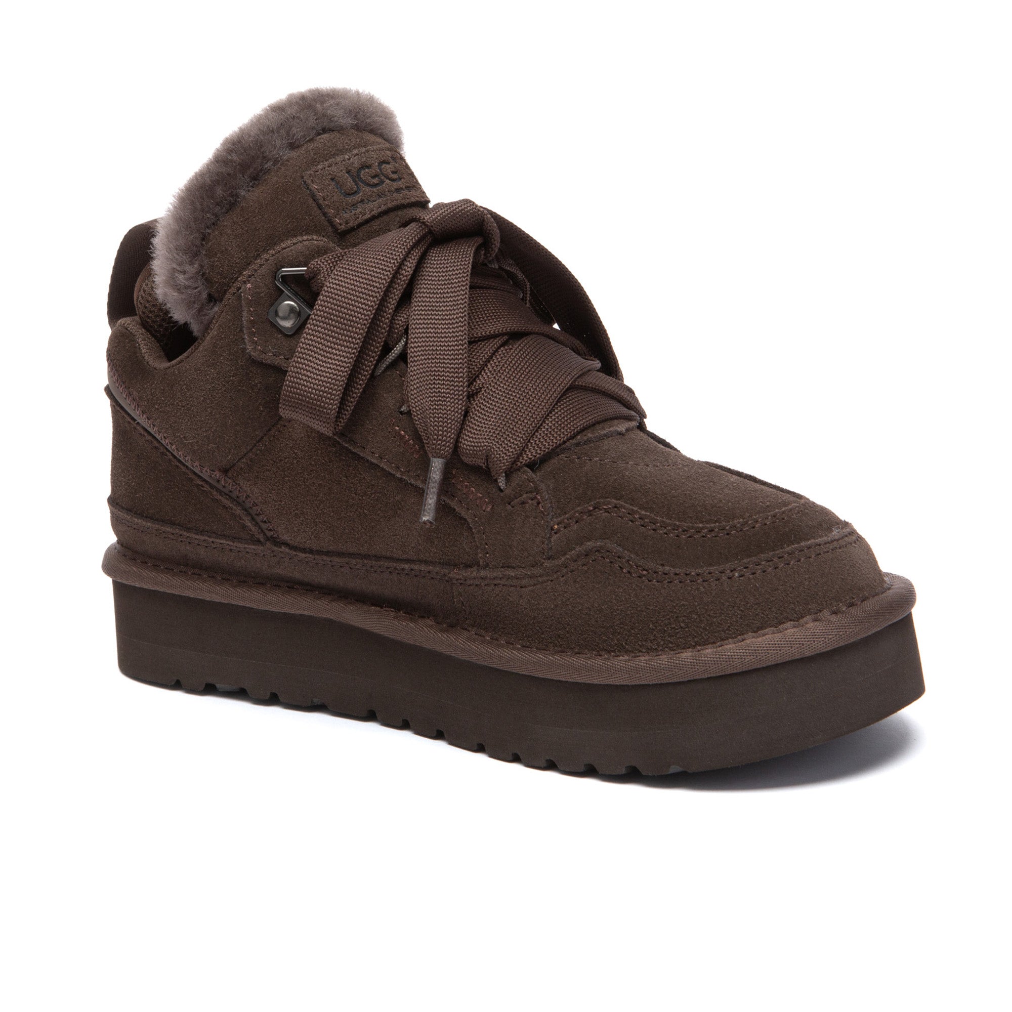 EverUgg Lowmael lace-up sneakers featuring a stylish design with white laces and a casual, comfortable fit.