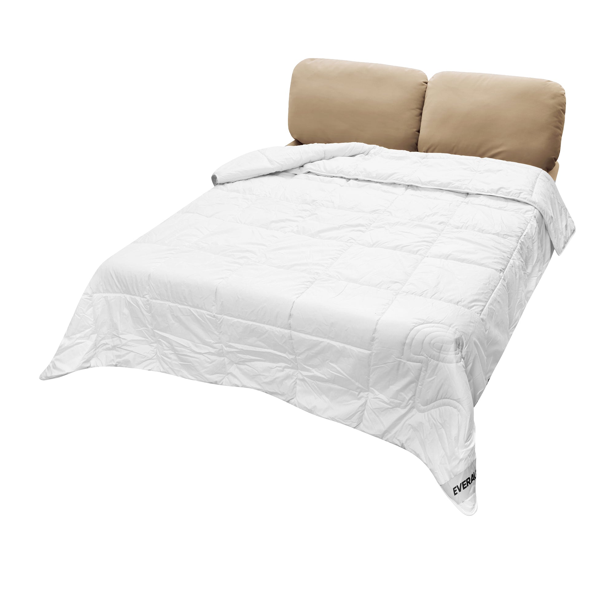 Luxury Australian 100% wool quilt by EverUgg, showing soft, plush quilted comforter with textured wool fabric.