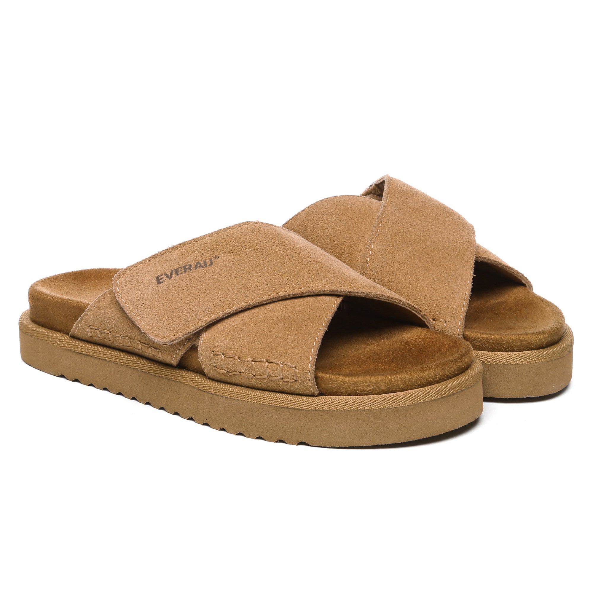 EverUgg Lyla Cross Slip-on Slides for women with crisscross straps and comfortable slip-on design