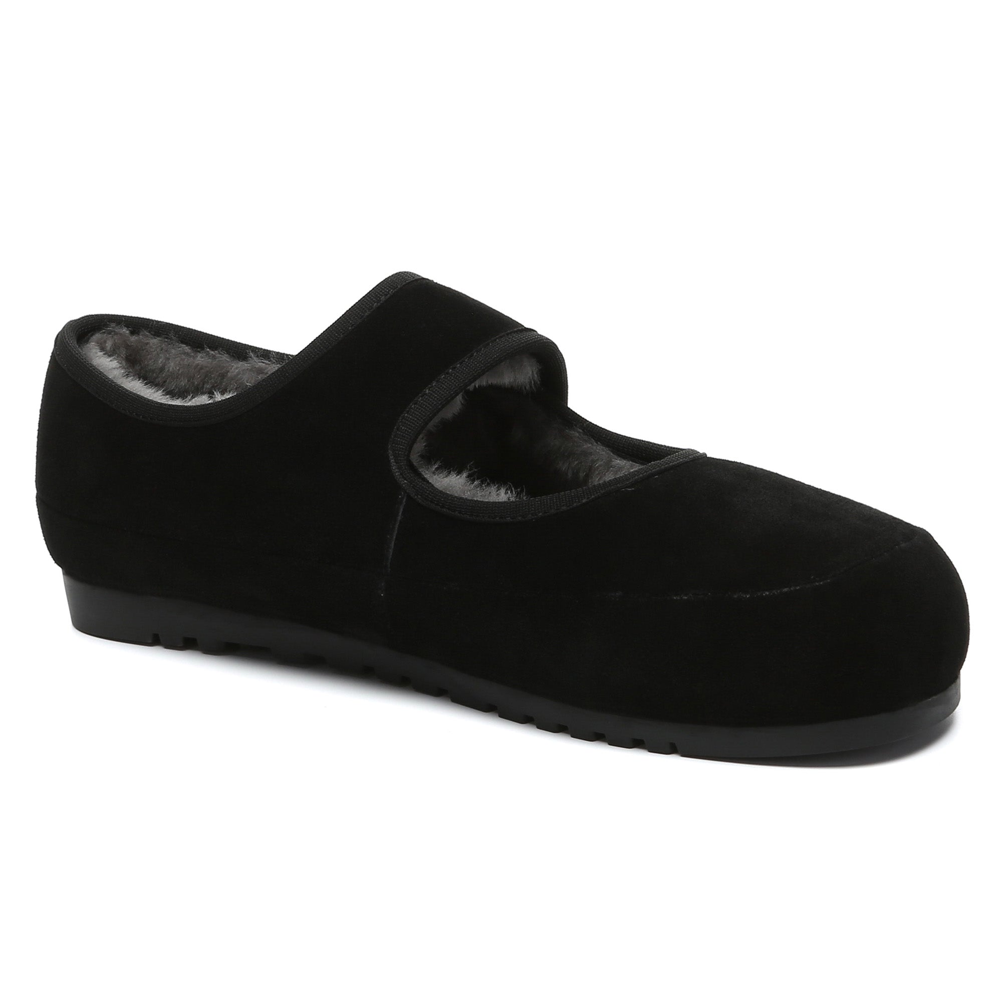 EverUgg Mary Jane strap loafer slippers for women, featuring classic UGG slip-on design with comfortable strap details.