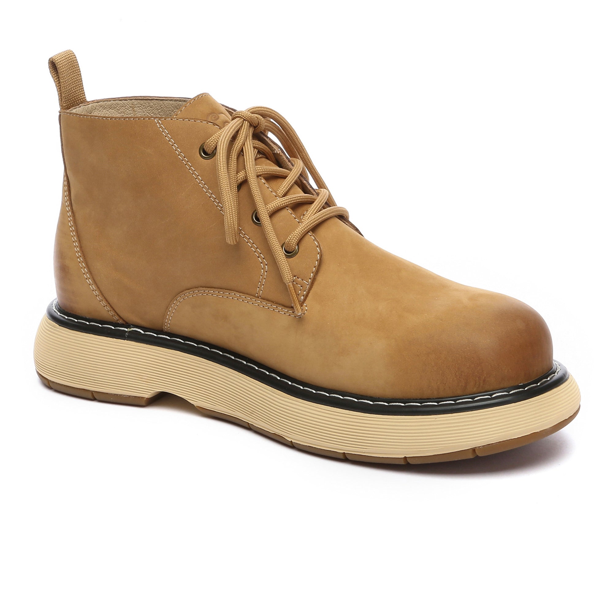 Men's premium casual leather shoes by EverUgg, stylish UGG shoes for men with smooth leather and classic design.