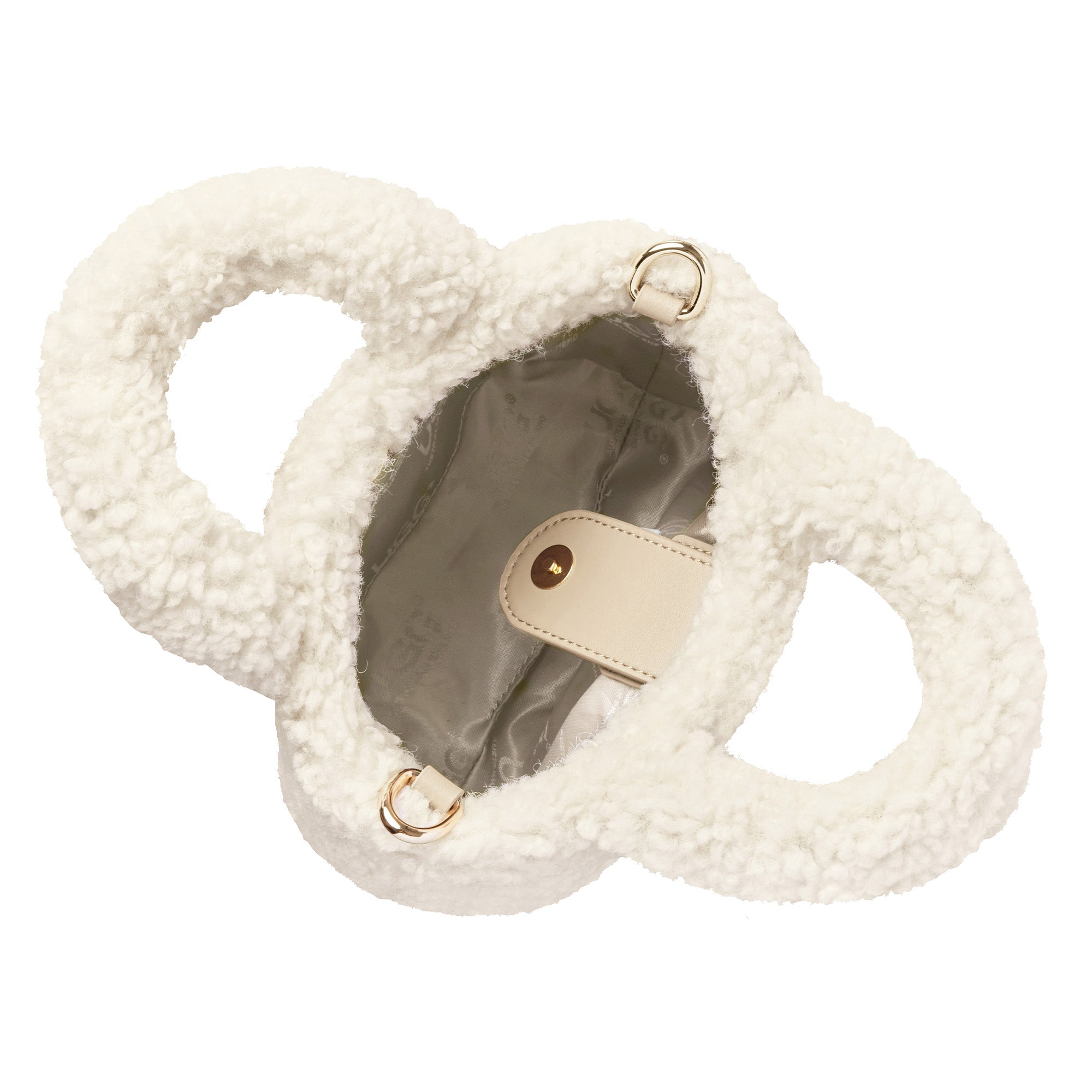 Mini Teddy UGG handbag by EverUgg featuring a plush teddy bear design and compact handbag style.