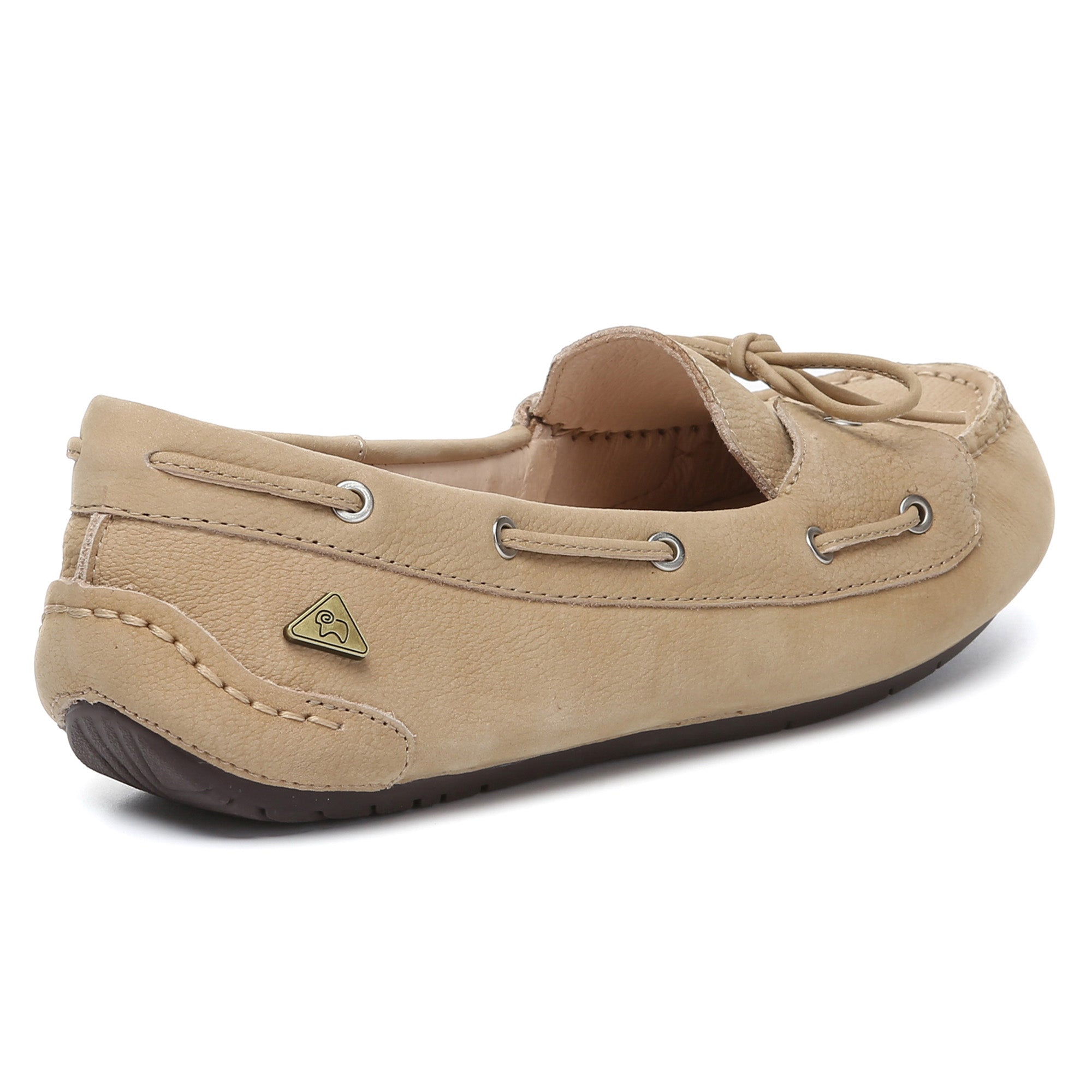 EverUgg Monty casual leather loafer moccasins, stylish flat shoes with smooth leather finish and comfortable design.