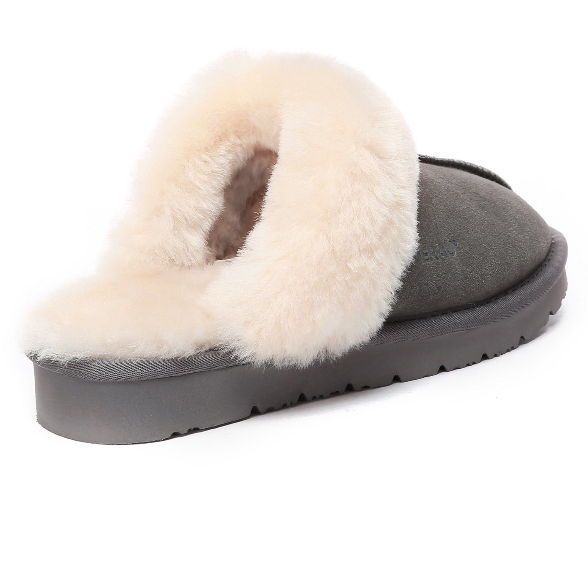 EverUgg Muffin Sheepskin Winter Slippers with plush interior and cozy design, ideal for cold weather comfort.