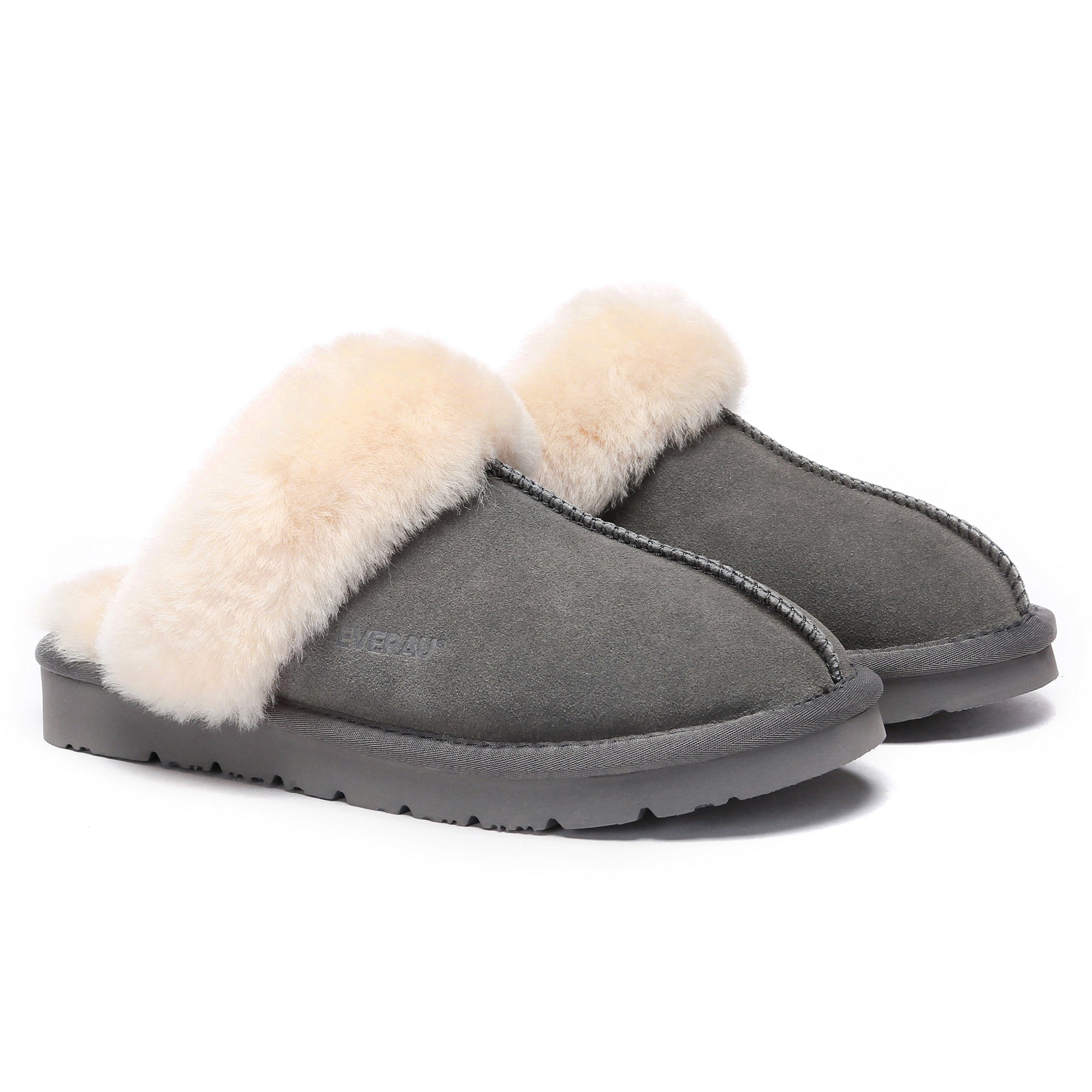 EverUgg Muffin Sheepskin Winter Slippers with plush lining and cozy design, perfect for warm indoor comfort.