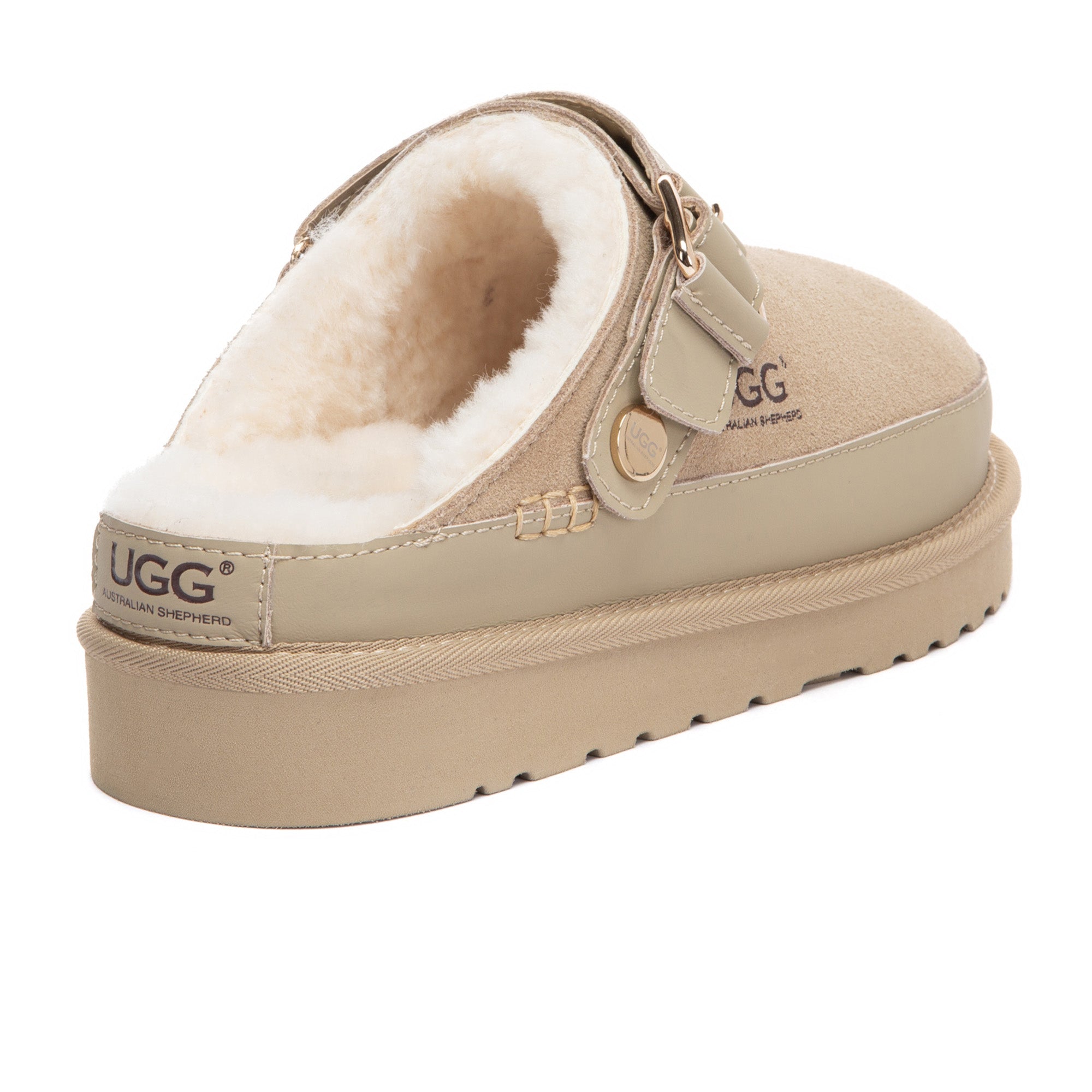 EverUgg Norv Slingback Platform Slippers featuring a comfortable slip-on design and cushioned platform for relaxed wear.