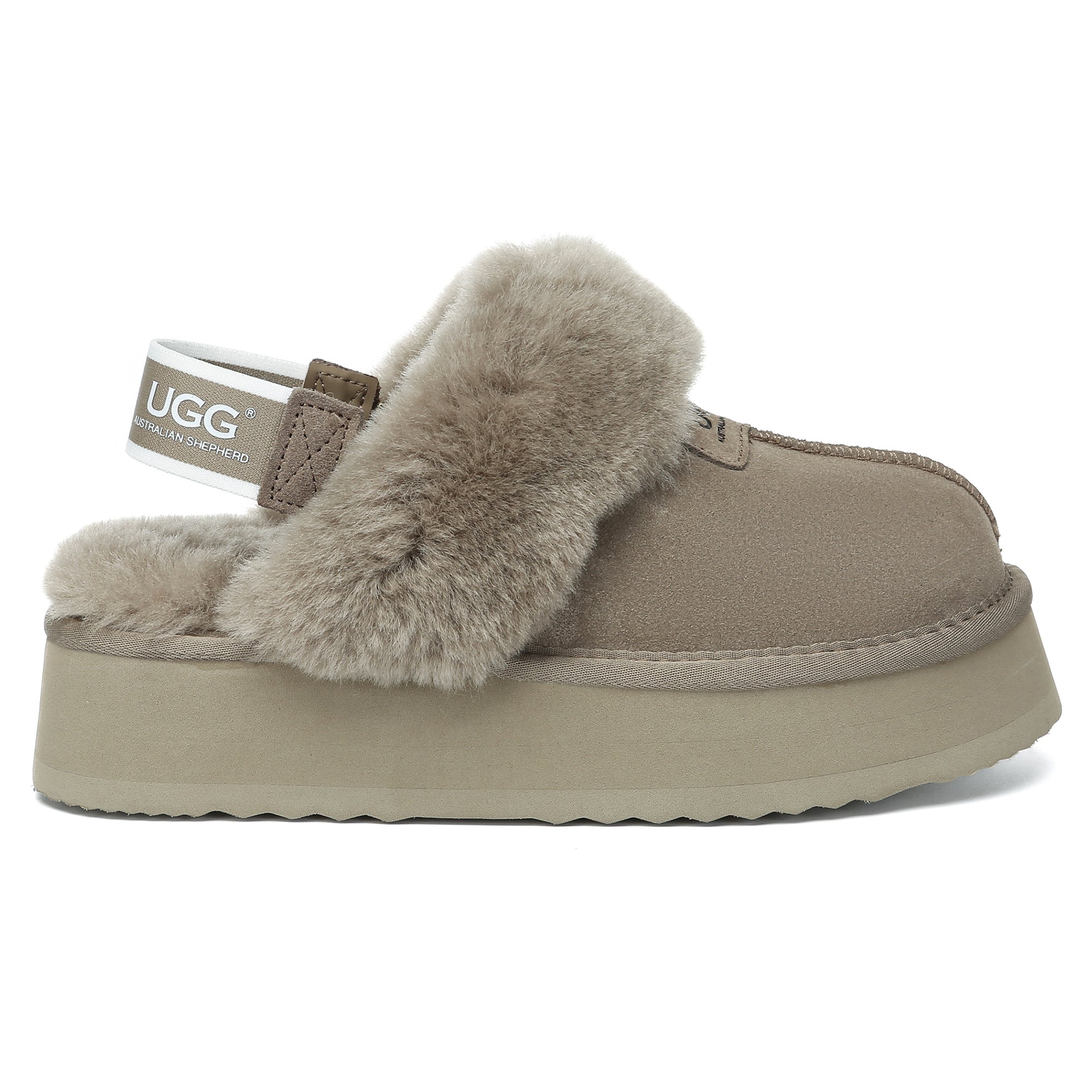 UGG Removable Slingback Platform Slippers