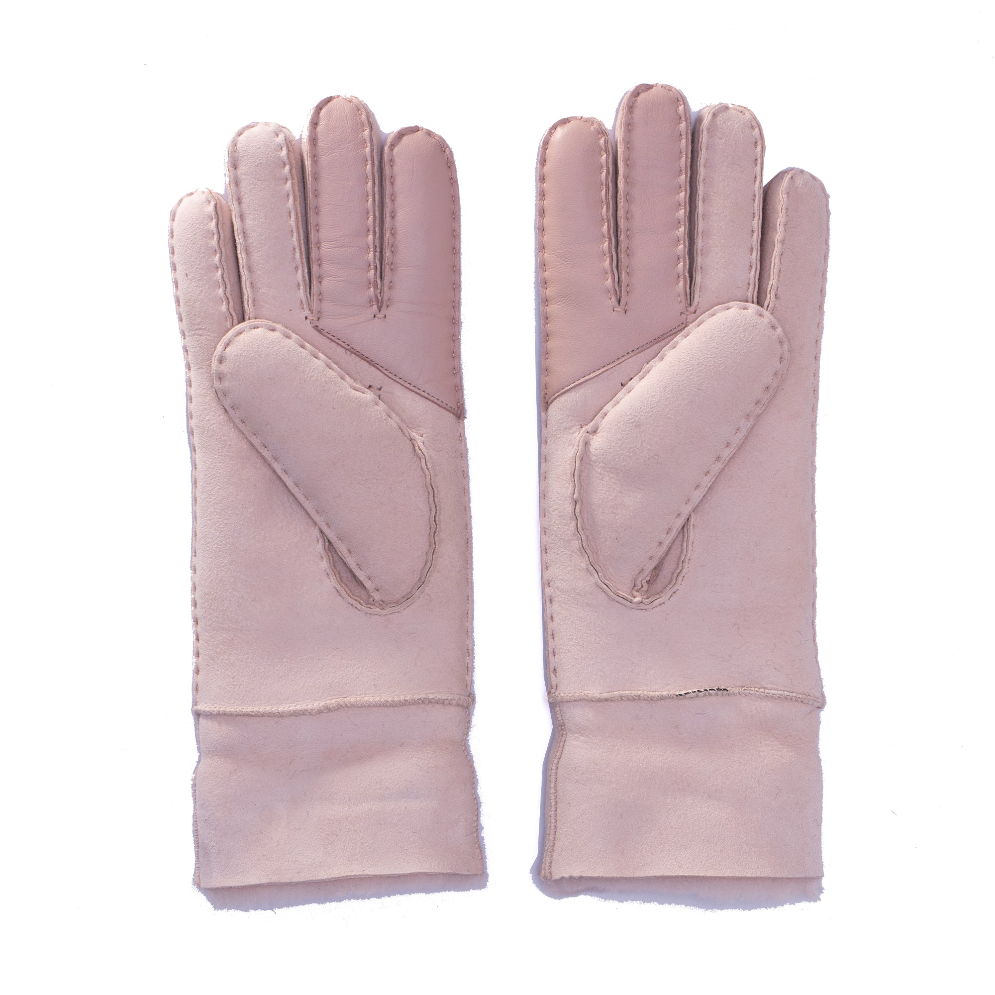 Fluffy Puffs Ladies Sheepskin Gloves