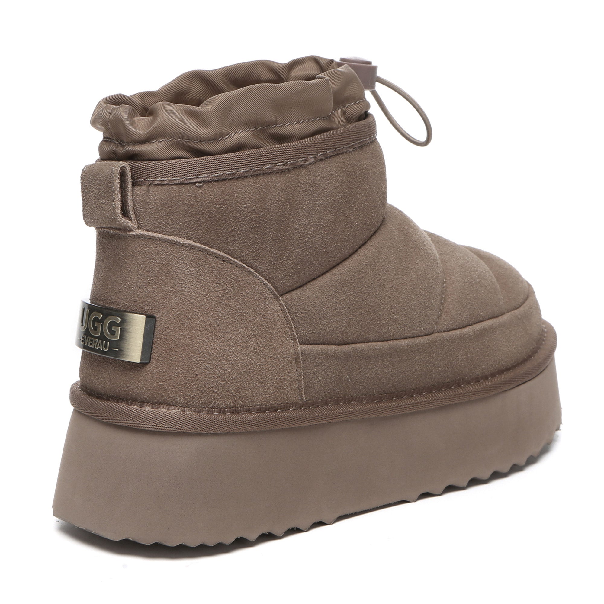 EverUgg Picken adjustable mini platform UGG boots for women, showcasing the stylish design and comfortable fit.