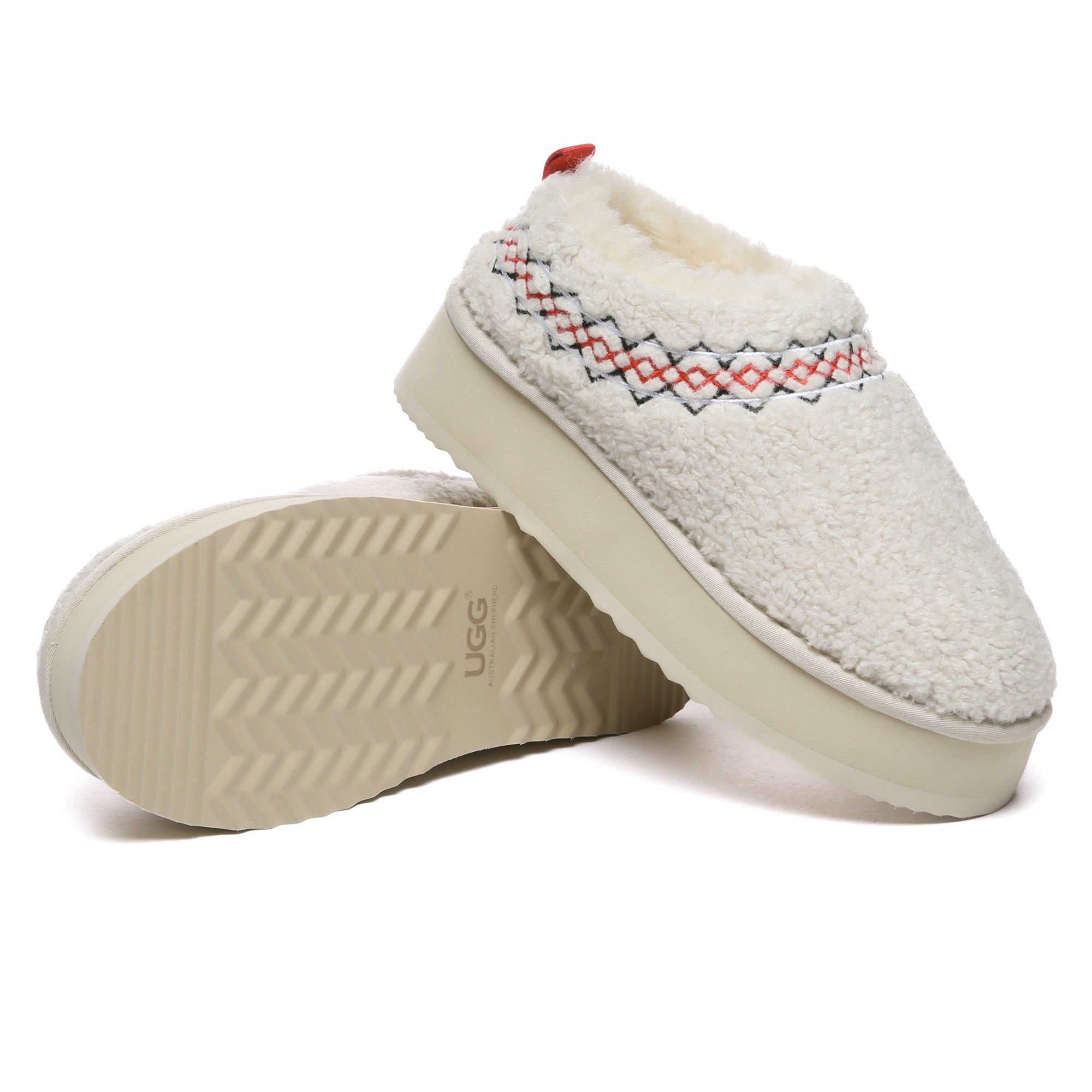 EverUgg PlushCozy Platform UGG slippers for women with plush lining and thick platform sole, perfect for indoor comfort and warmth.