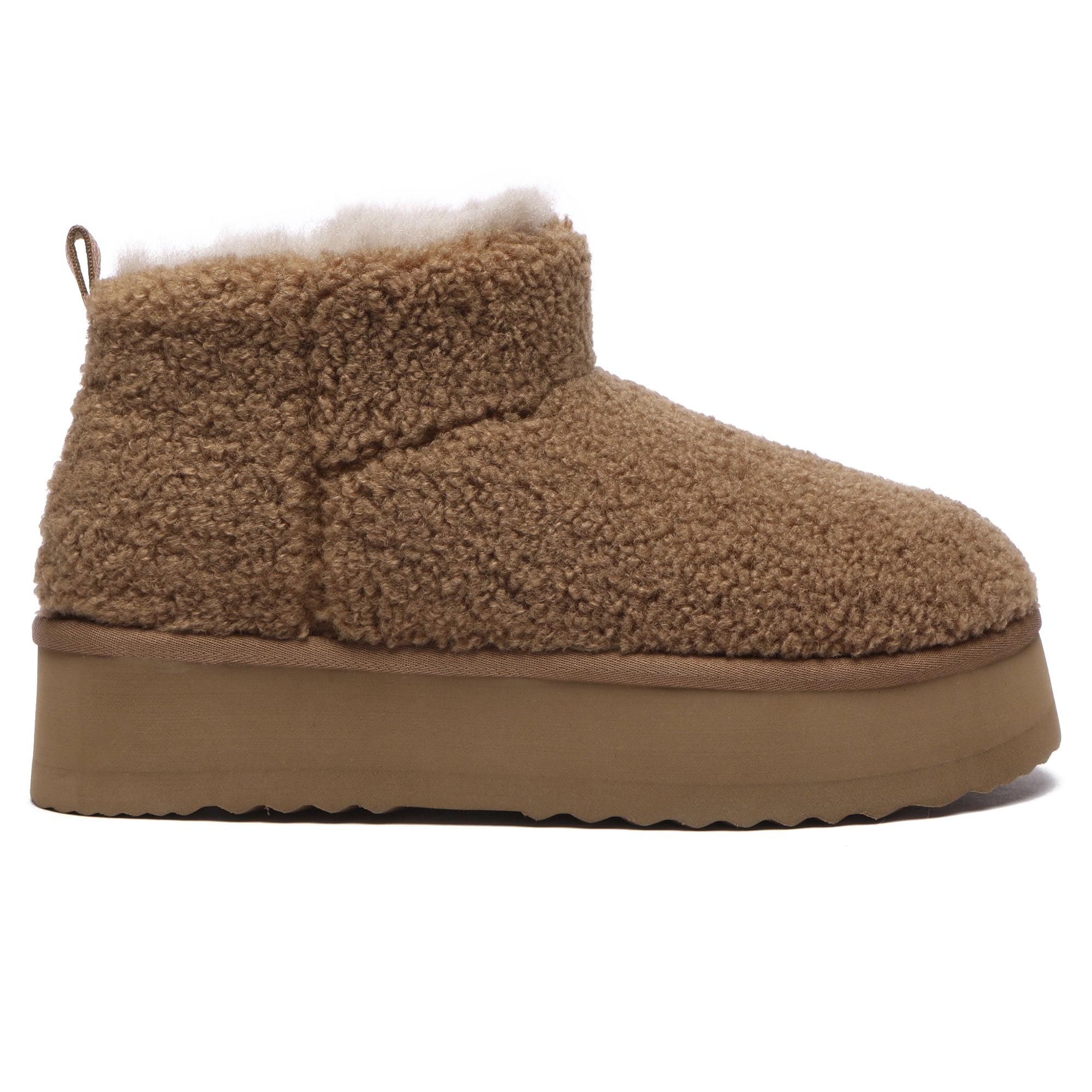 EverUgg PlushCozy Ultra Mini Platform UGG boots for women, featuring soft plush material and stylish mini platform design.