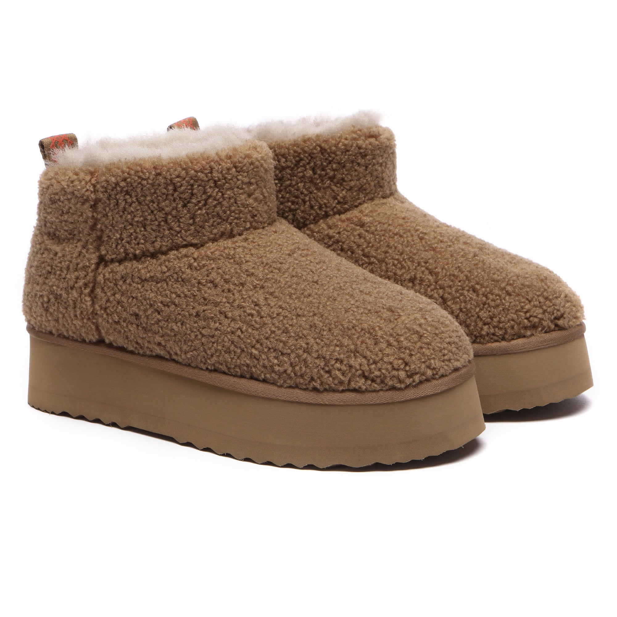 EverUgg PlushCozy Ultra Mini Platform UGG boots for women, featuring soft plush material and stylish mini platform design.