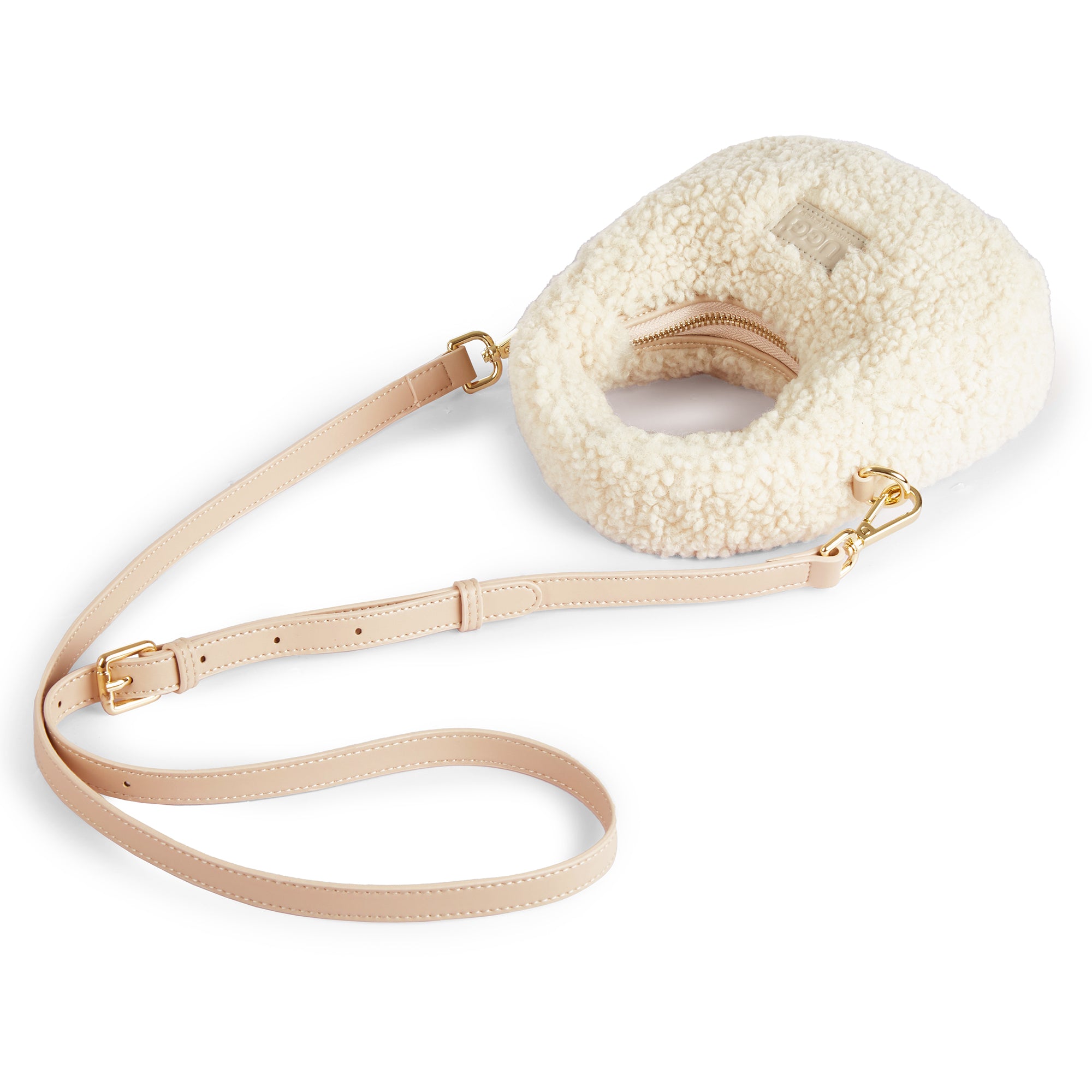 EverUgg premium teddy handbag featuring a soft plush exterior and stylish design for fashionable accessories.