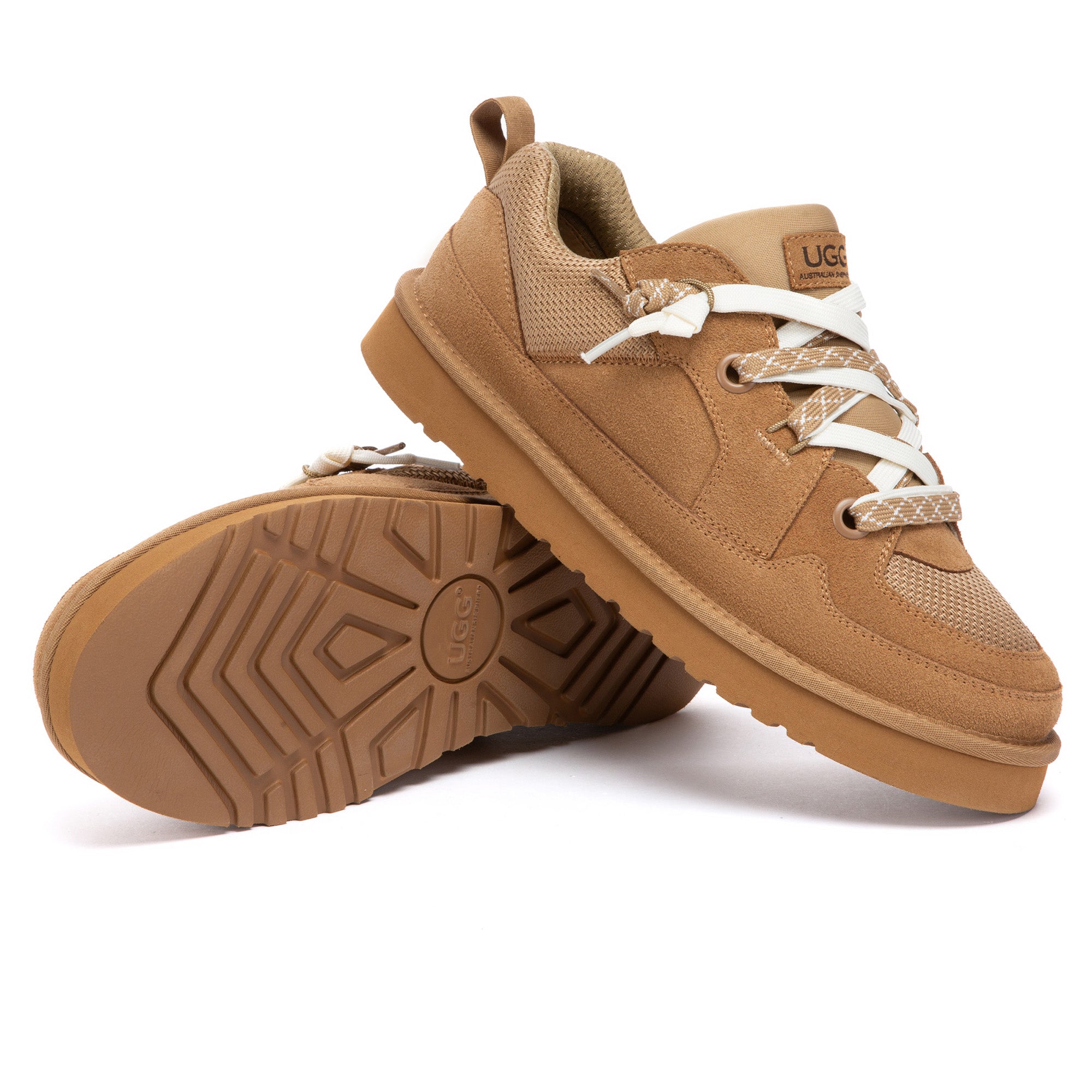EverUgg premium big size sneakers showing a sleek design with comfortable laces and sturdy sole.