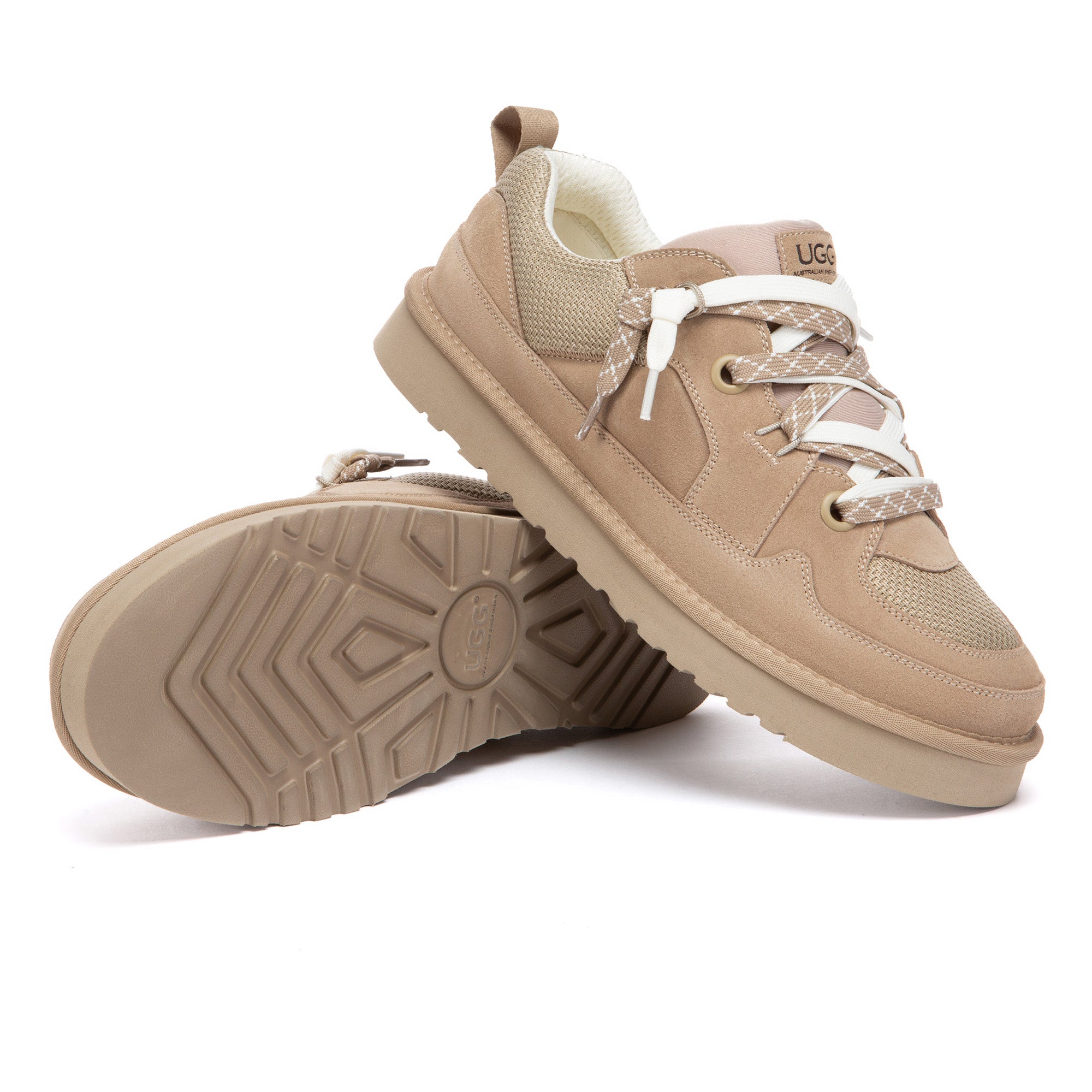 EverUgg premium sneakers in large size, stylish UGG sneakers shoes with comfortable design and casual look.