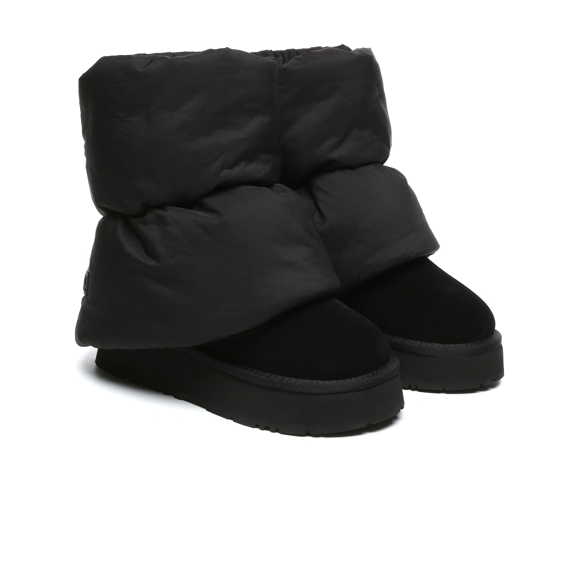 EverUgg Puffy fleece leg warmers socks featuring plush, cozy UGG fleece material with a soft, thick texture and snug fit.