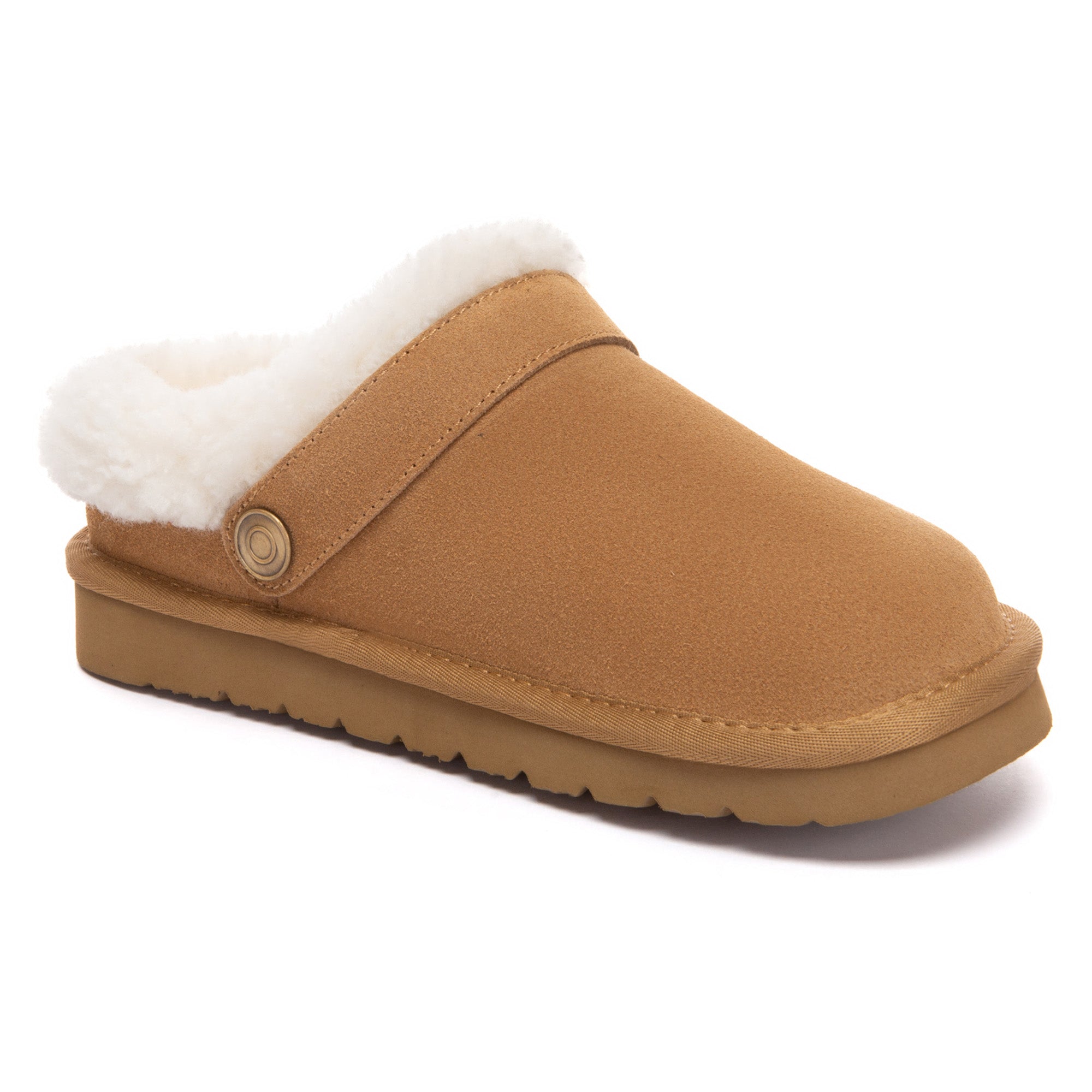 EverUgg Pulse Buckle Strap UGG slippers for women, featuring a stylish buckle strap design and soft, comfortable sole.