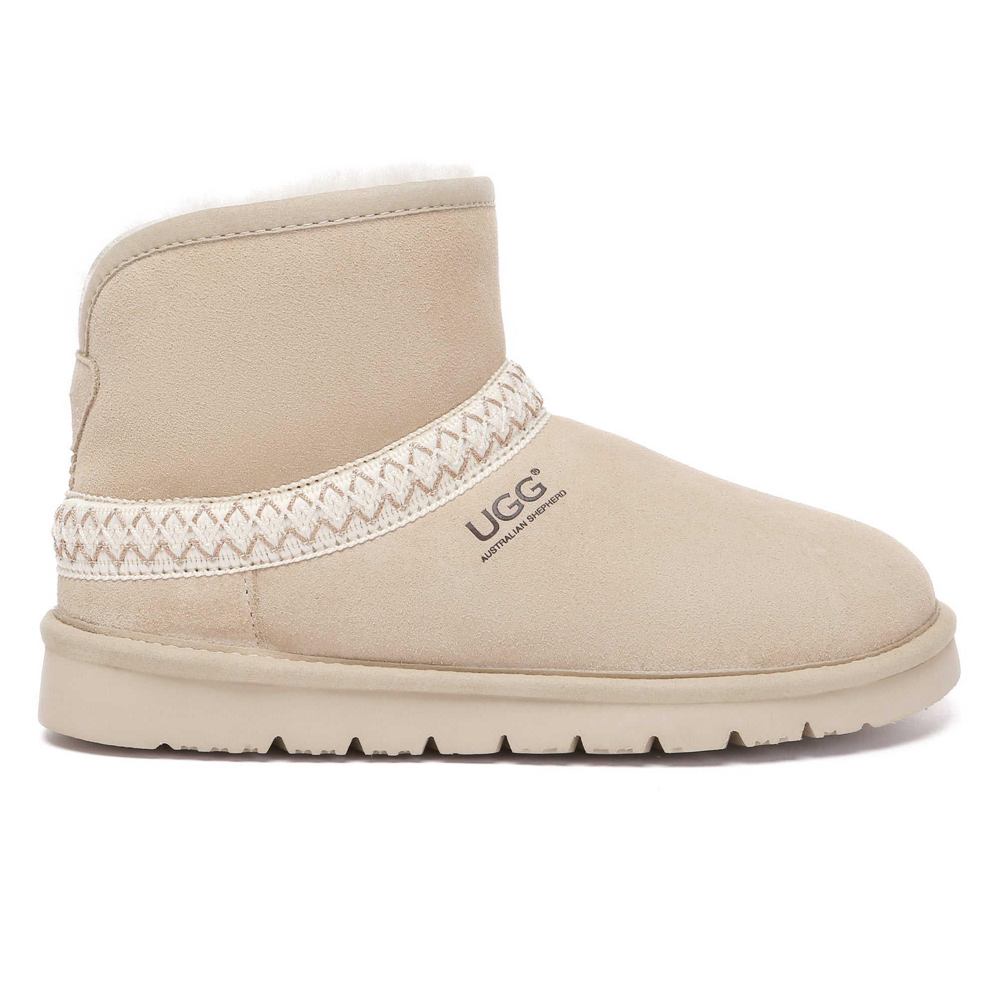 Knitted Ankle Fold UGG Boots