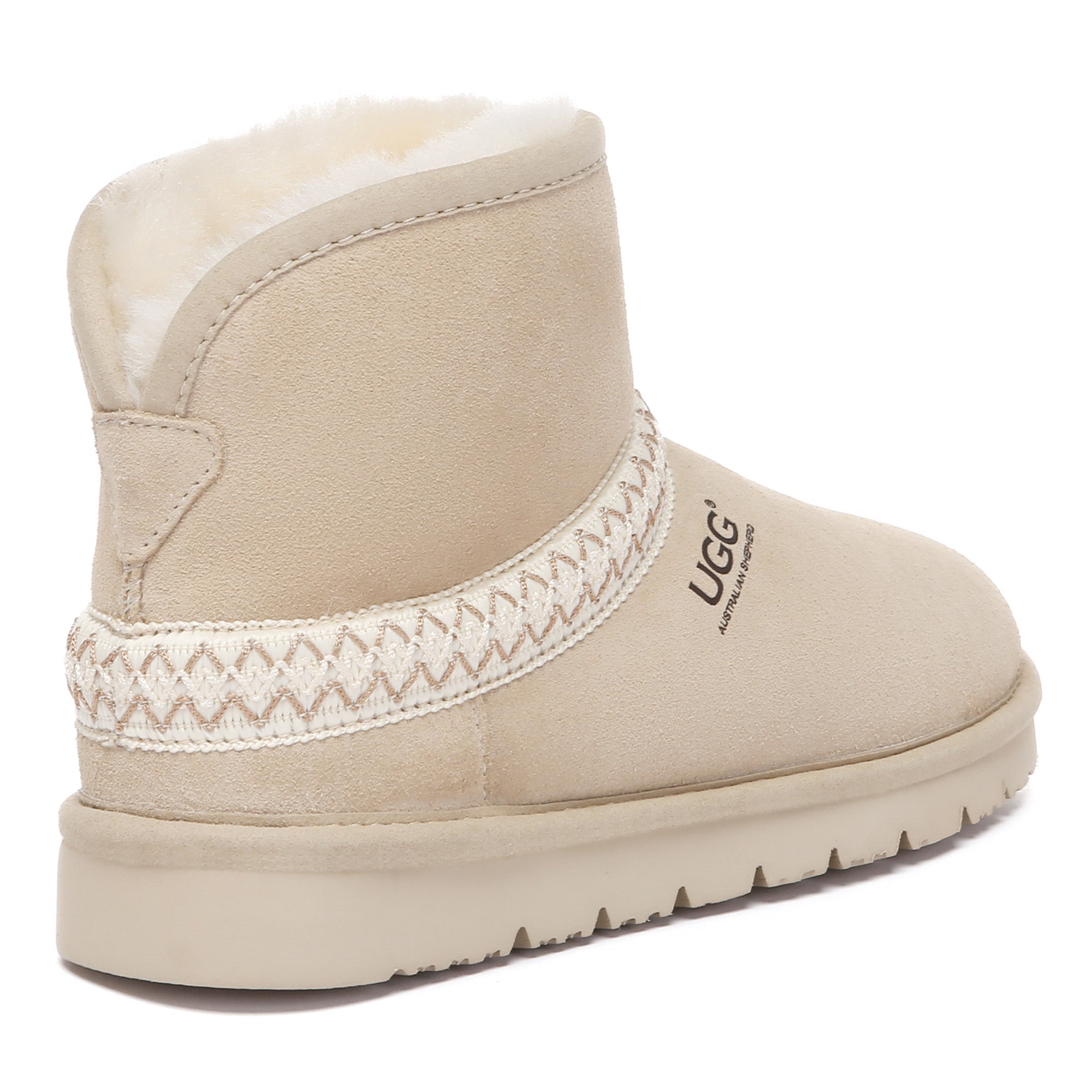 Knitted Ankle Fold UGG Boots