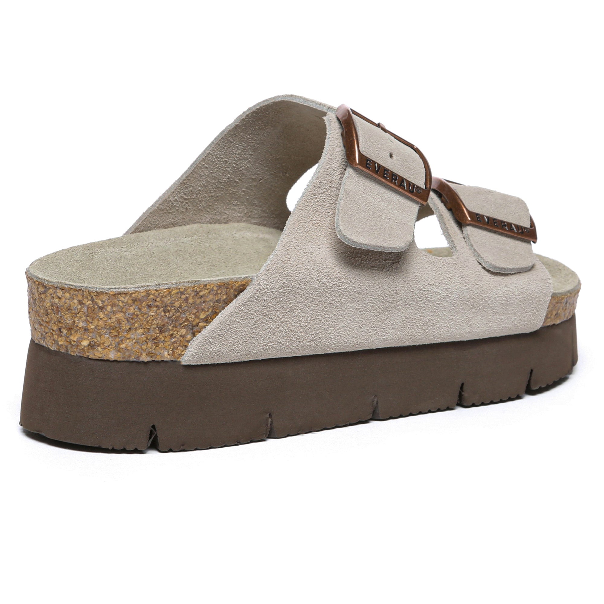 EverUgg Sandalford Birkie platform slides for women, featuring a stylish open-toe design with a comfortable, summery look.