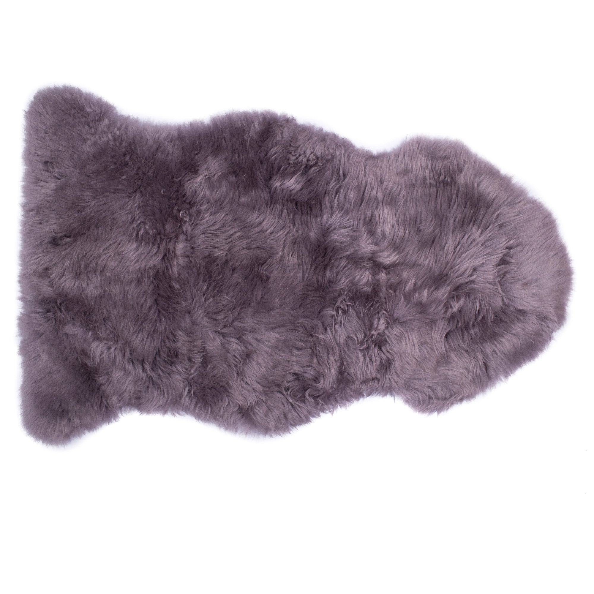 EverUgg single-color long wool rug featuring a soft, plush beige wool surface suitable for living room or bedroom decor.