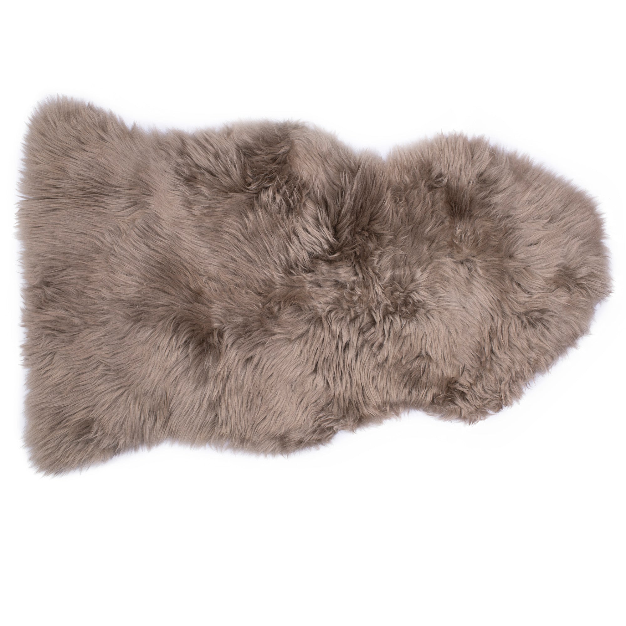 EverUgg single color long wool rug with soft, plush texture, ideal for cozy living room or bedroom decor.