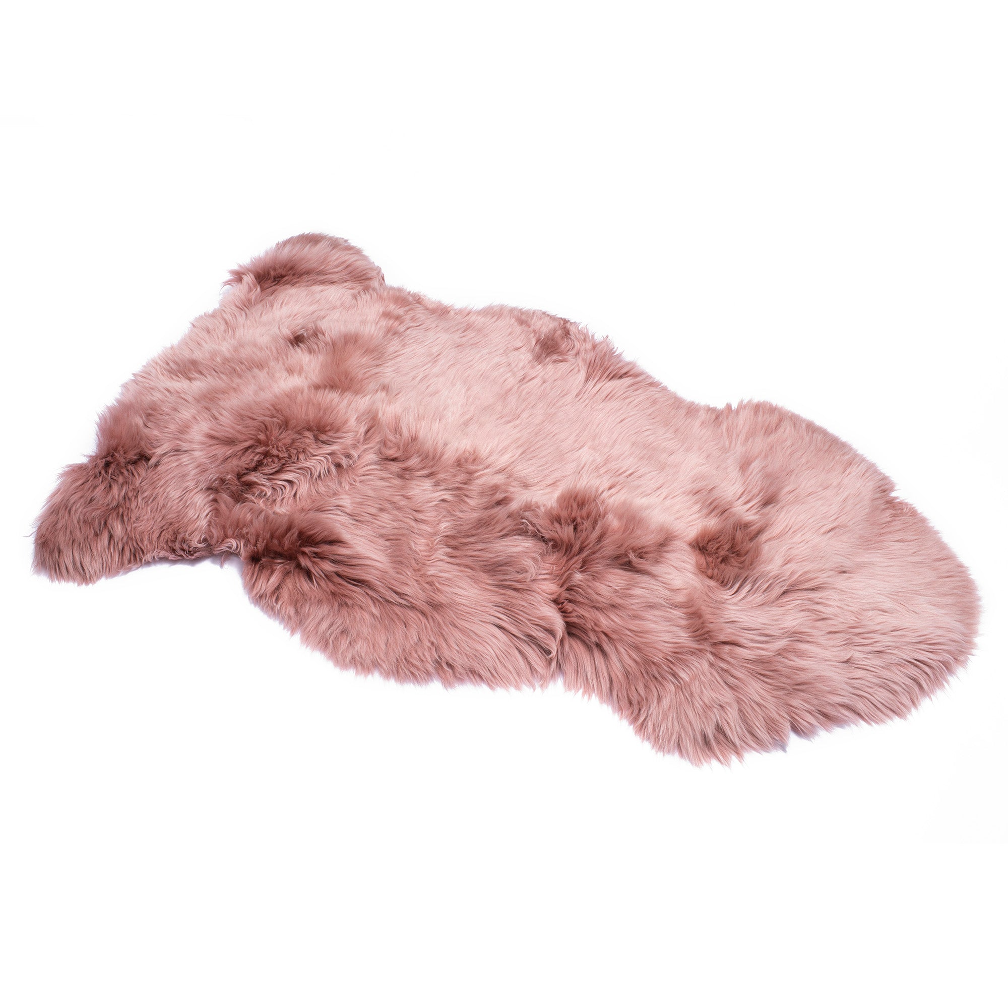 EverUgg single color long wool rug with soft, plush texture suitable for living rooms or bedrooms.