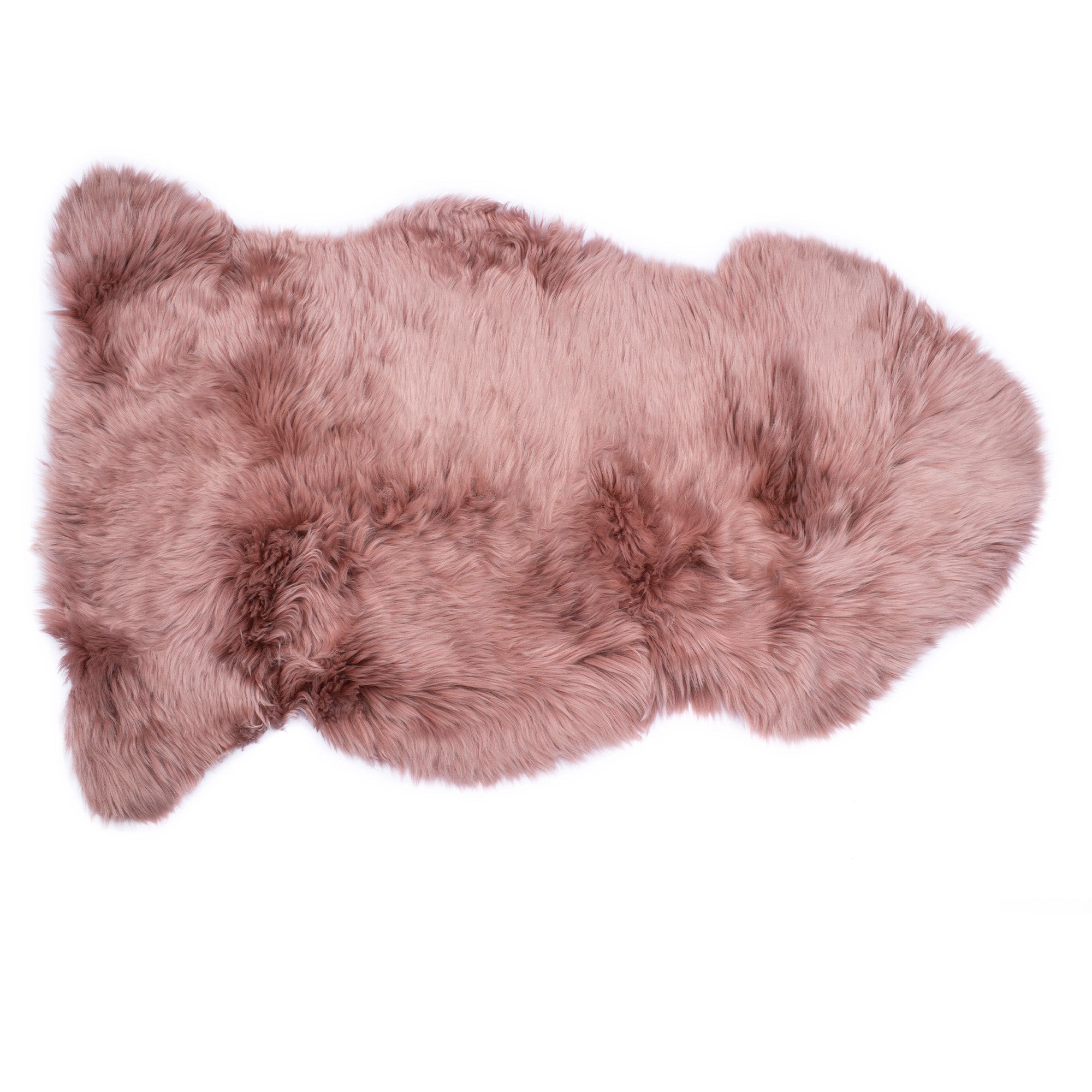 Single-color EverUgg wool rug with long pile, showcasing soft texture and smooth surface in a neutral tone.