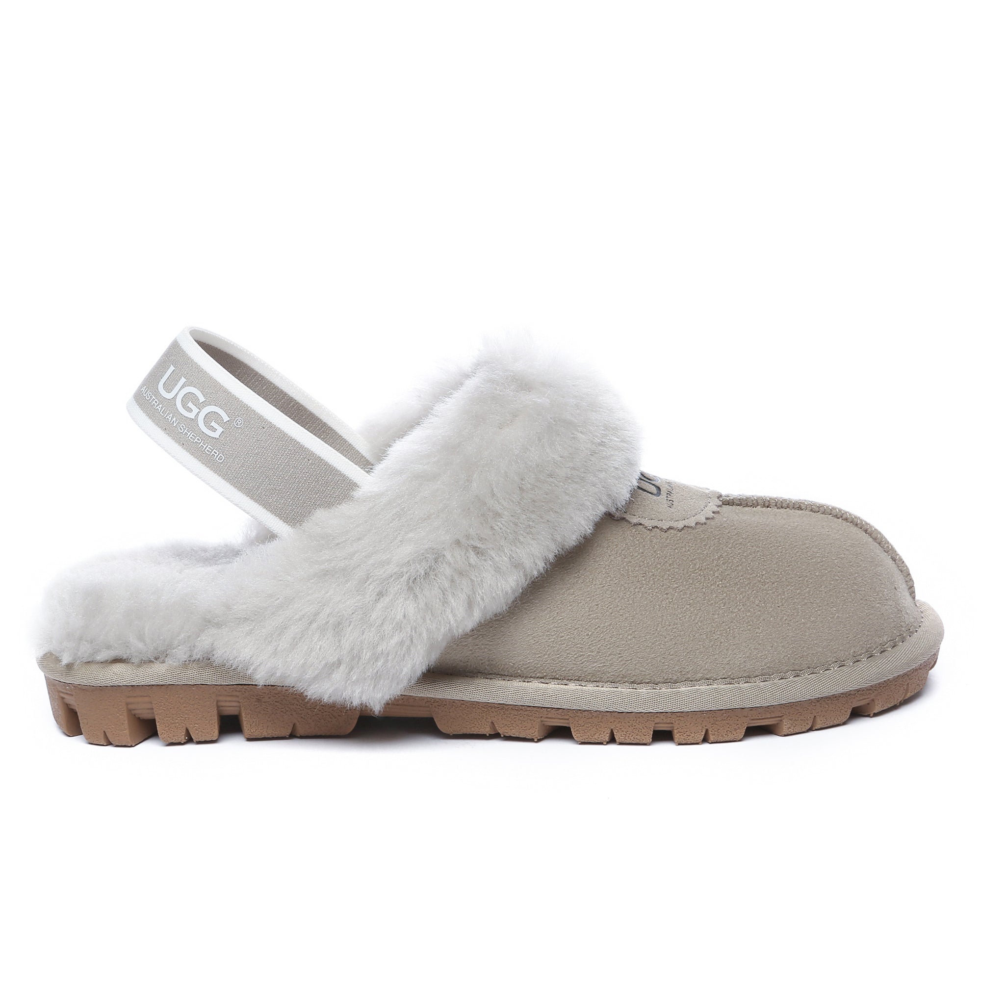 EverUgg slingback premium anti-slip slippers with cushioned soles and soft material, ideal for comfortable indoor wear.