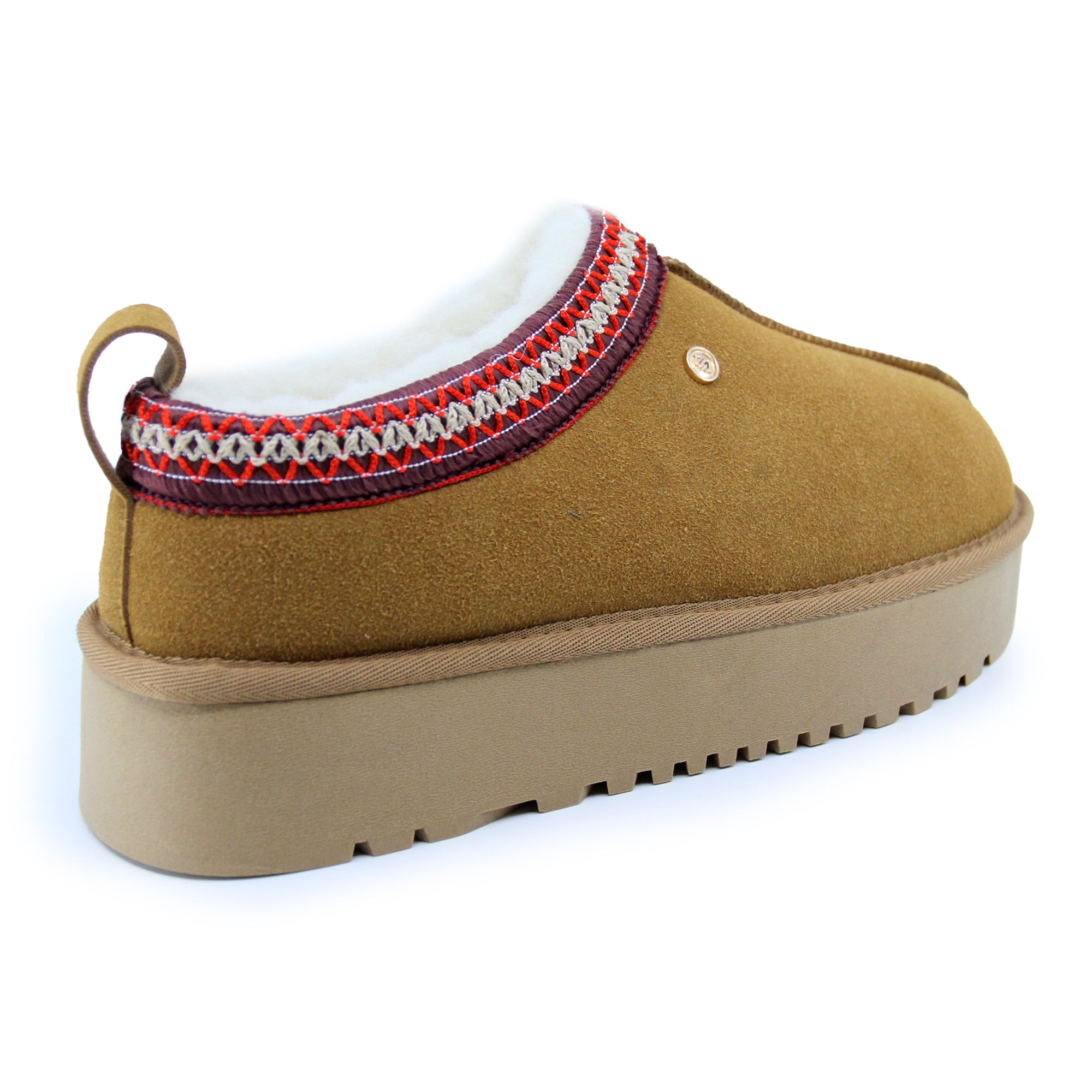 Snuggyz Alpine Platform UGG slippers for women with plush lining and chunky platform sole, ideal for comfortable indoor wear.
