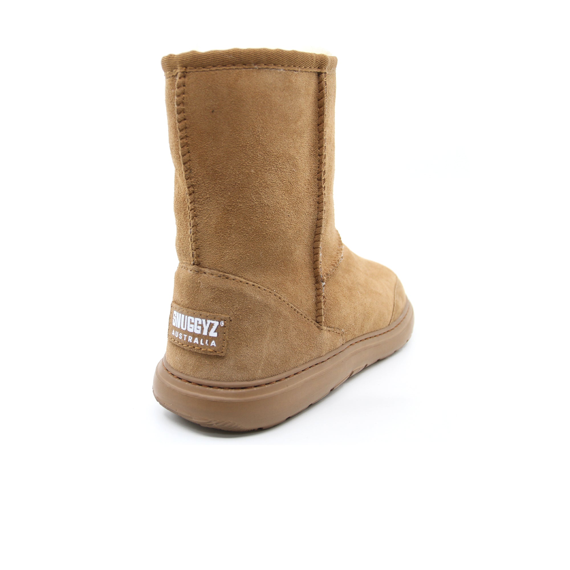 Snuggyz Explorer Short Classic UGG Boots for women, Australian-made sheepskin shoes with cozy design and durable soles.