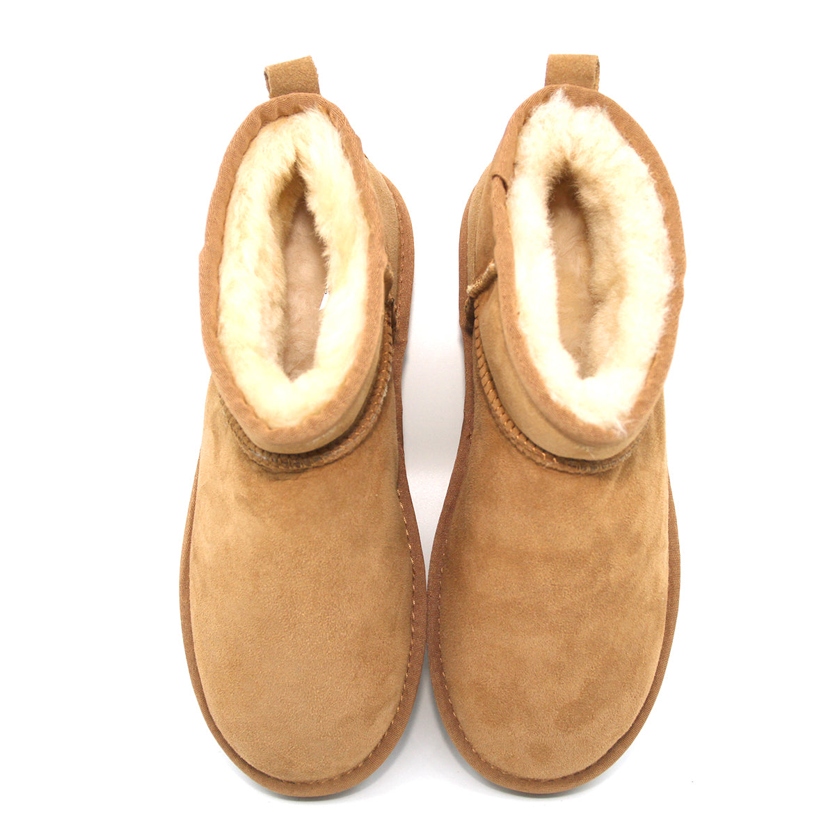 Snuggyz SNUGGYZ® premium ultra mini UGG boots for women, Australian-made, showcasing the cozy sheepskin exterior and classic design.