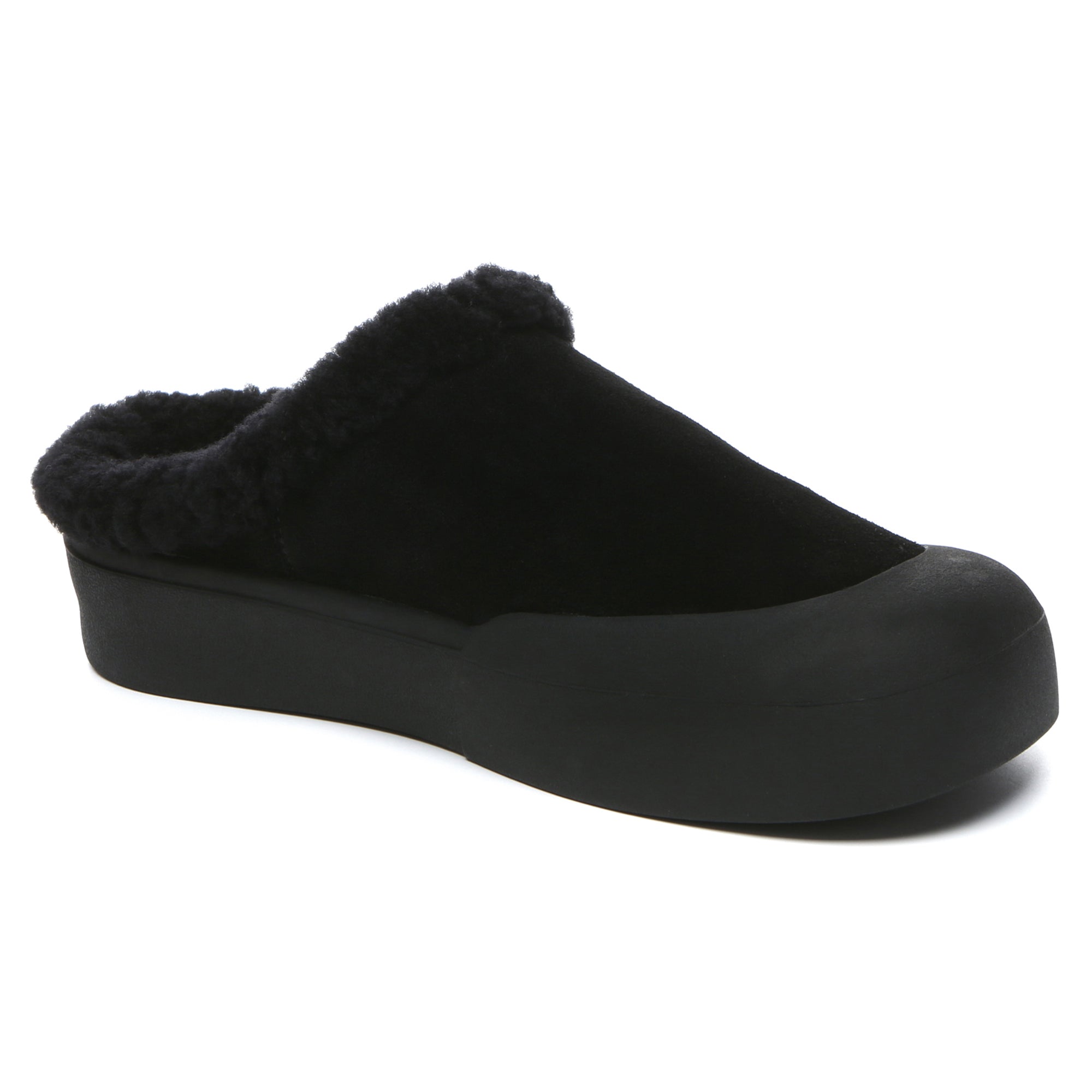 EverUgg Staney Wool Comfort Sole women's UGG scuff slippers with soft wool lining and comfortable slip-on design.