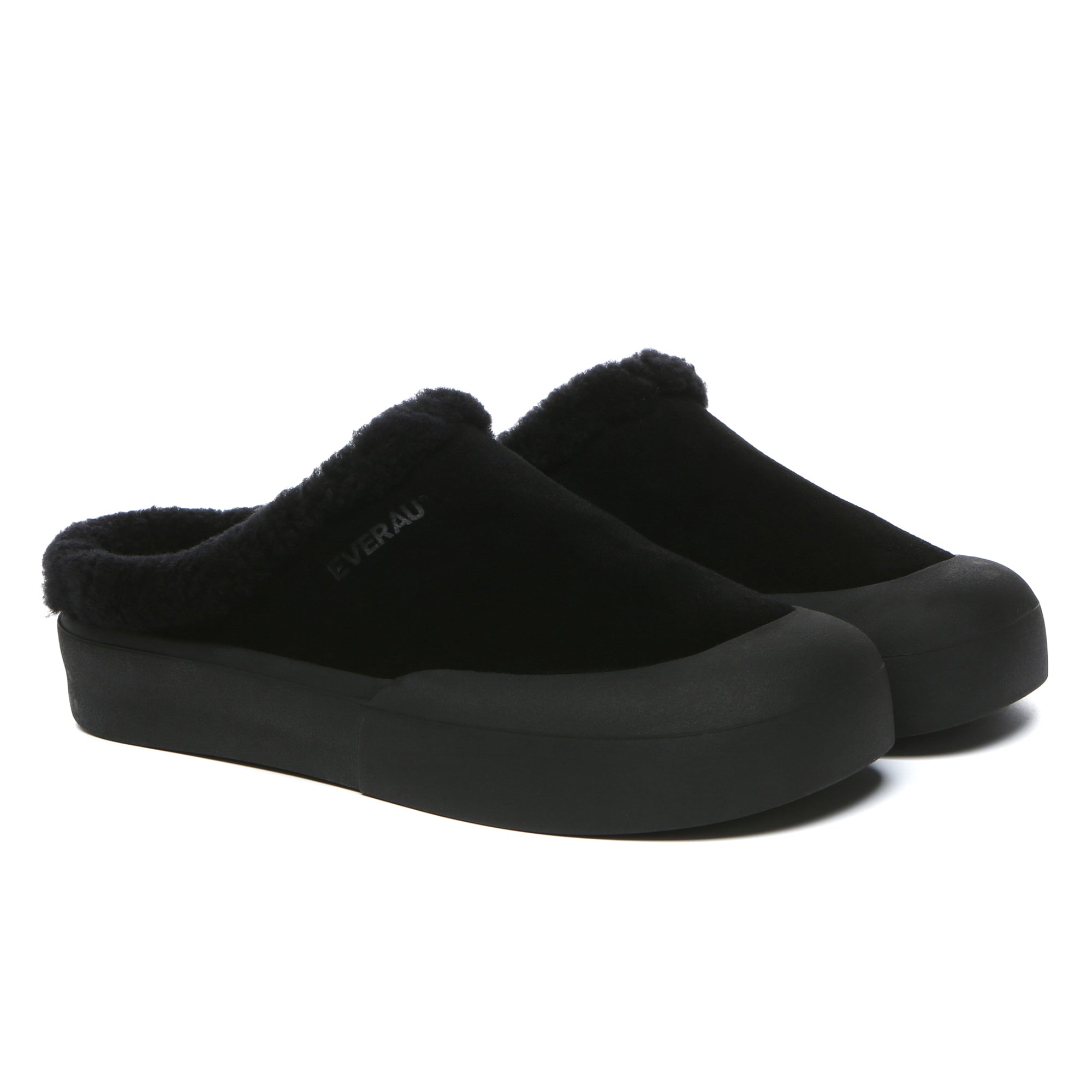 EverUgg Staney Wool Comfort Sole women's slippers with plush wool lining and slip-on design, ideal for cozy indoor wear.
